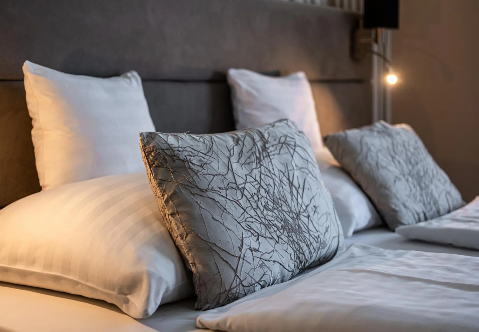 Bed in Wellness Hotel Laroba