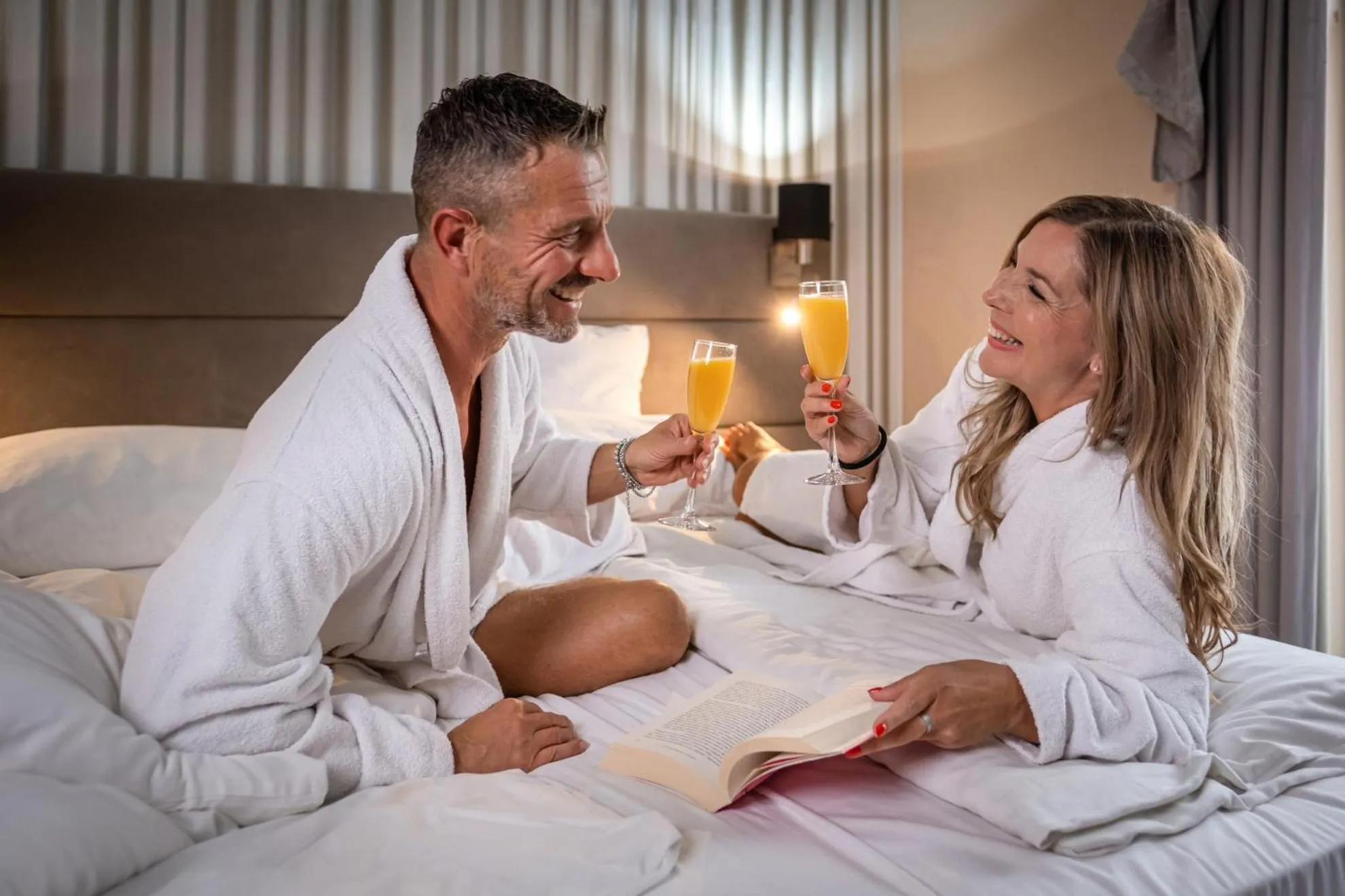 Bed in Wellness Hotel Laroba