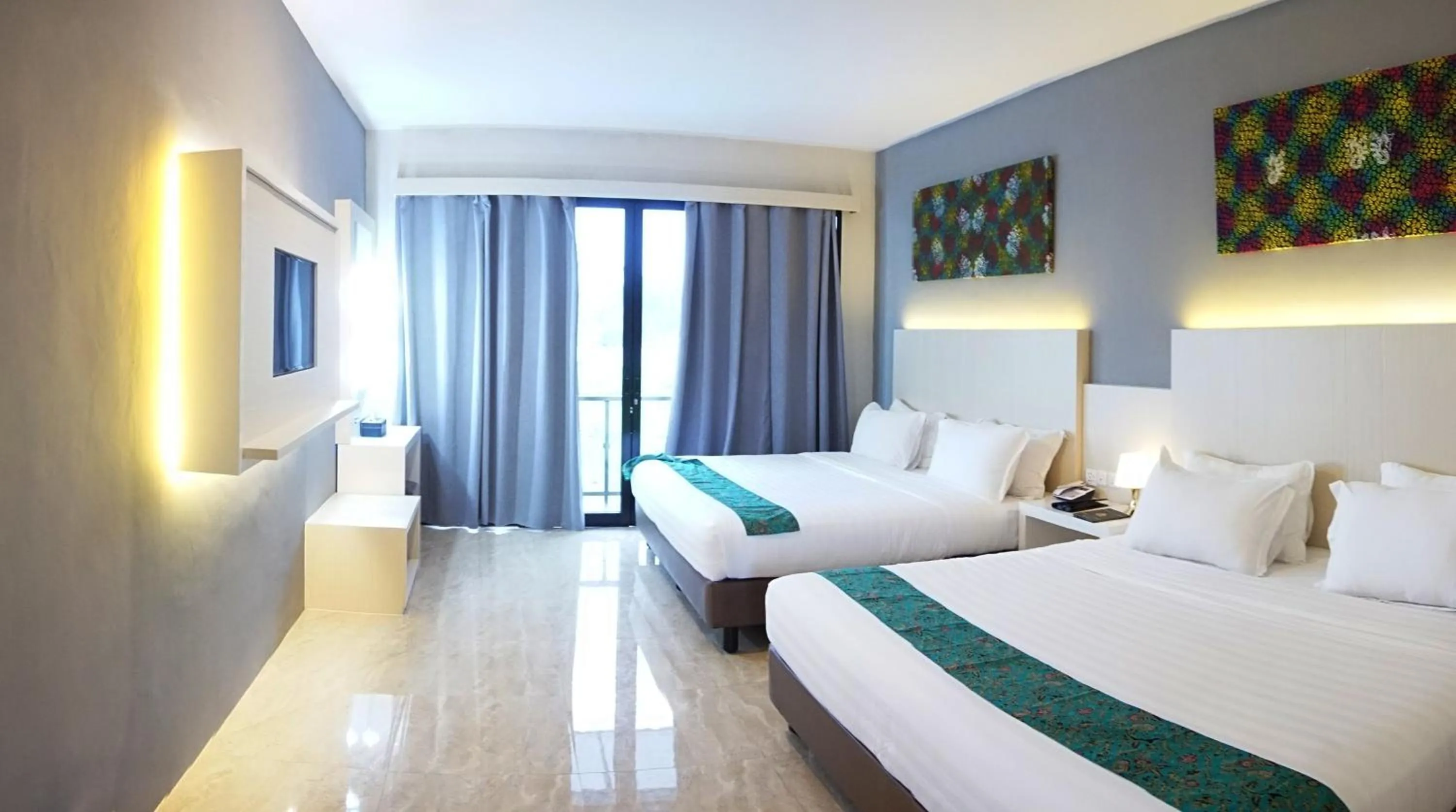 Bed in Grand Harvest Resort & Villas