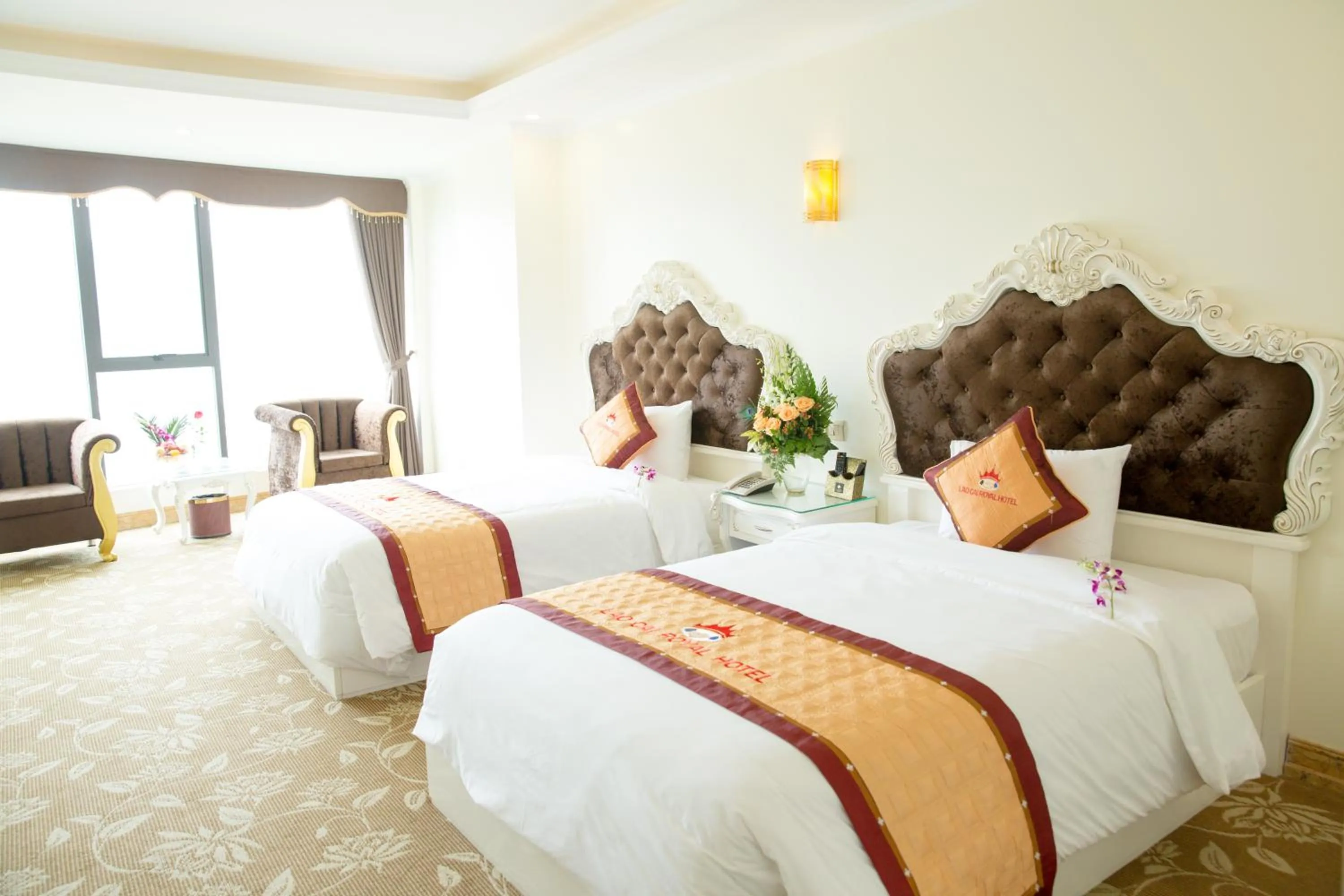 Bedroom, Bed in Lao Cai Royal Hotel