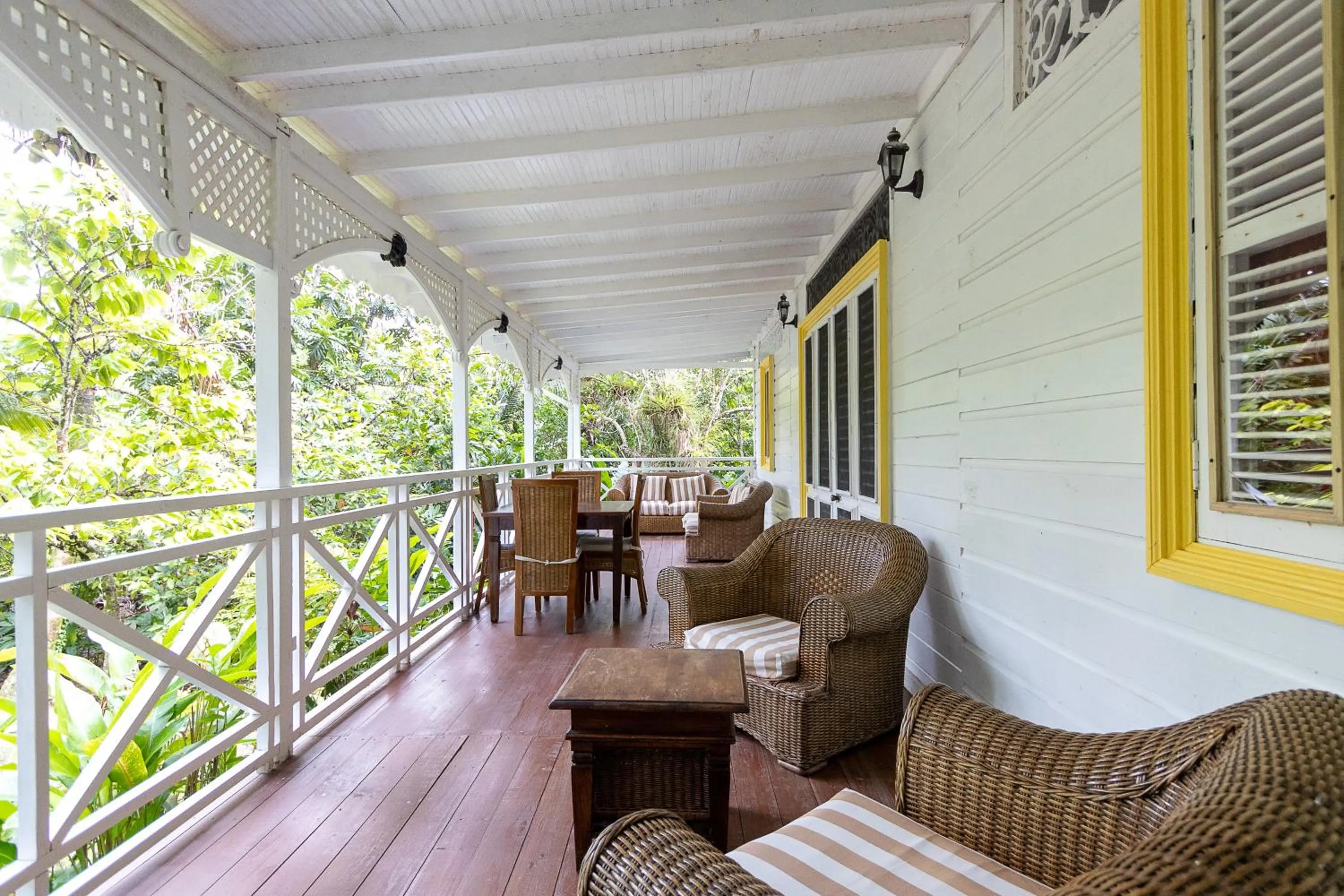 Balcony/Terrace in Fond Doux Eco Resort