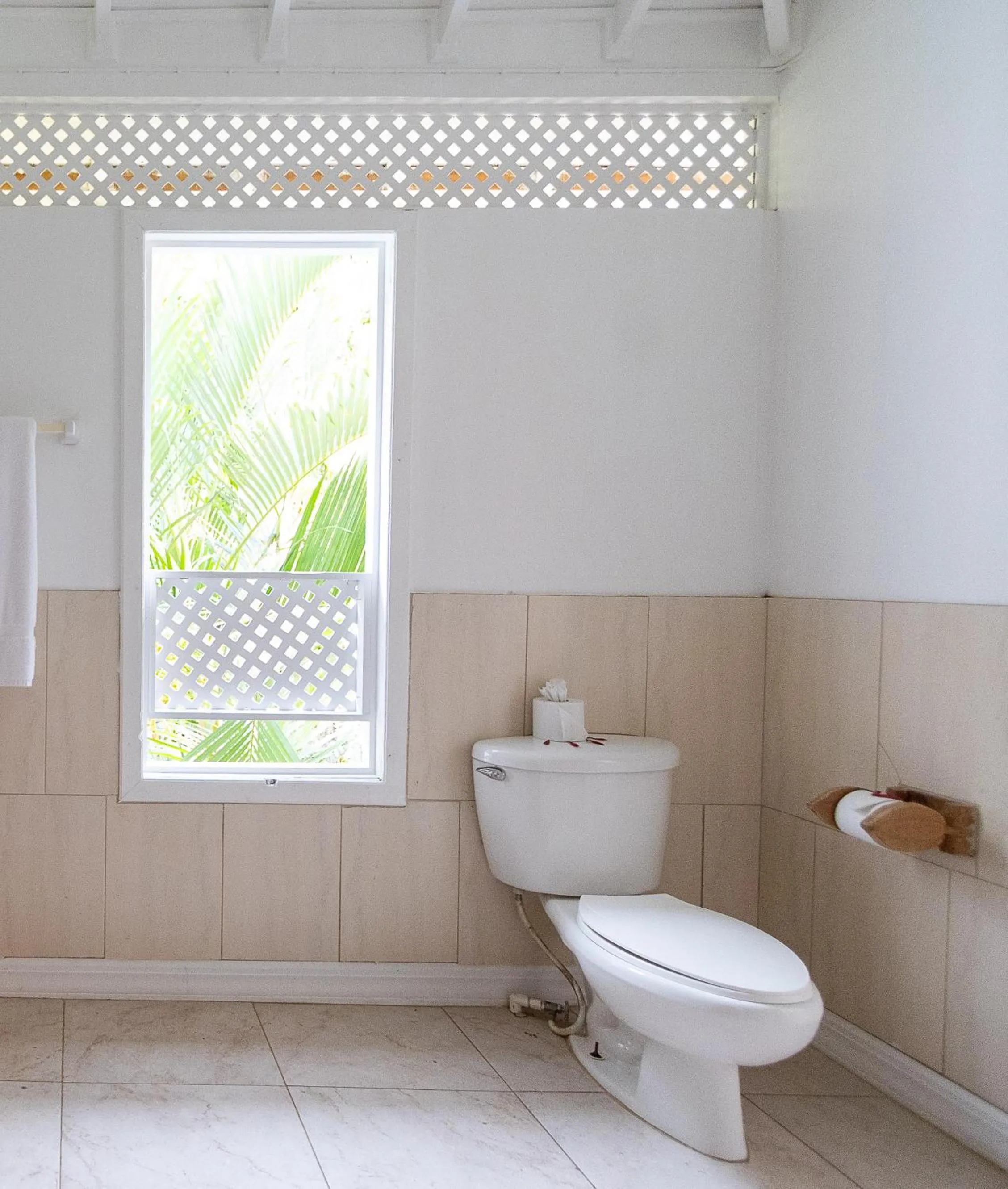 Toilet in Fond Doux Eco Resort