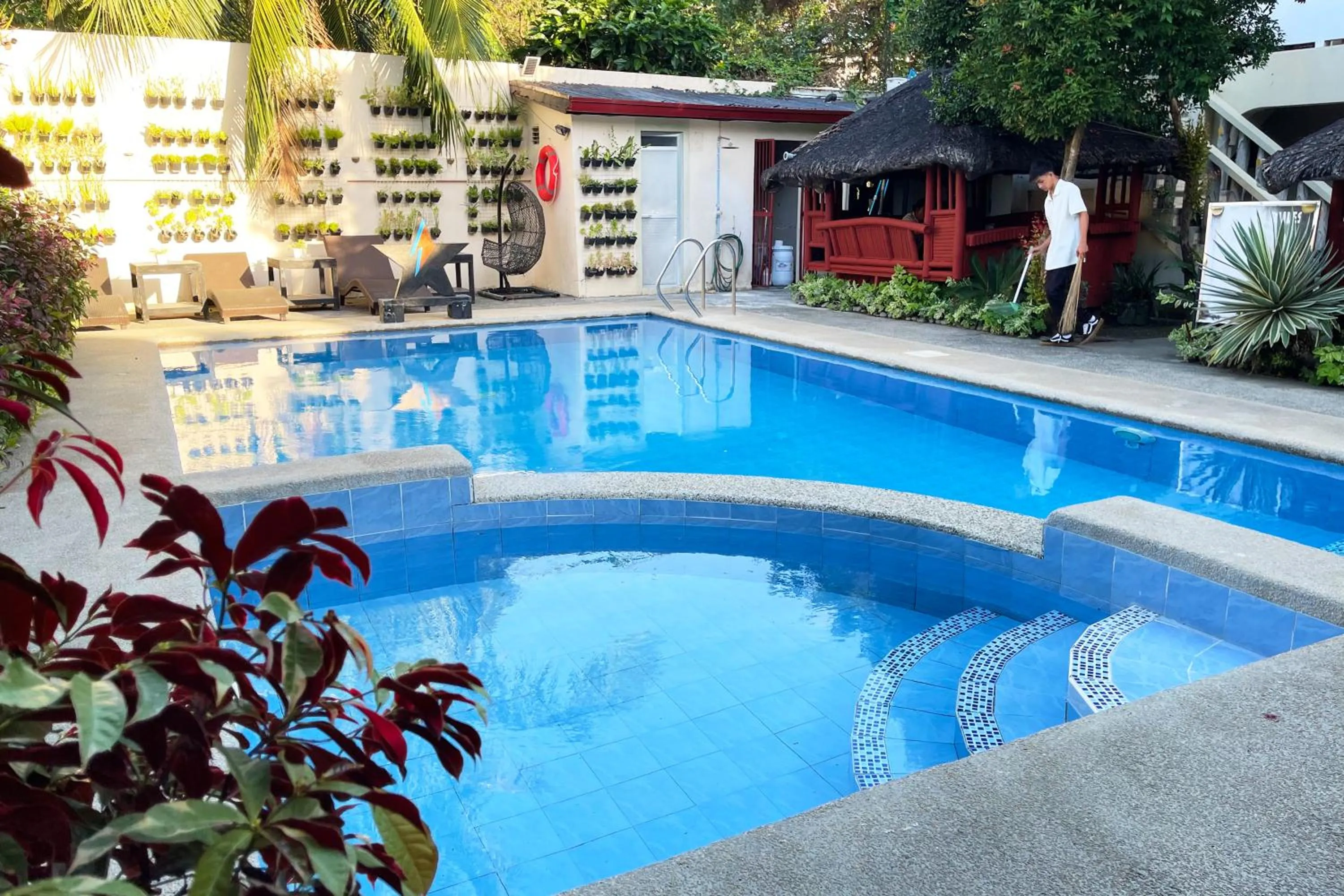 Swimming pool in Stardust Beach Hotel Matabungkay Batangas