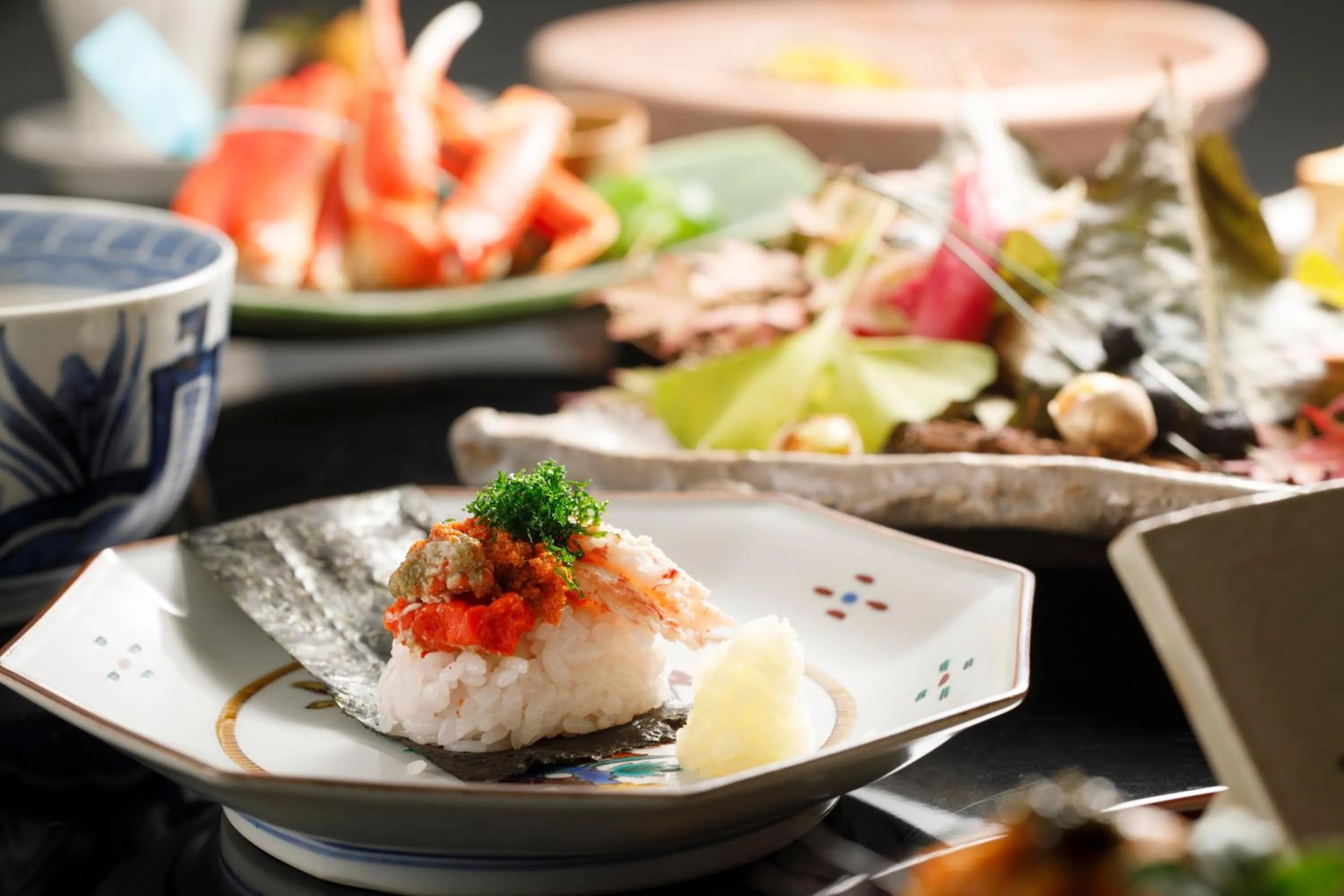 Food in TAKITEI Riverside Onsen ーA Hidden Ryokan in Kanazawaー