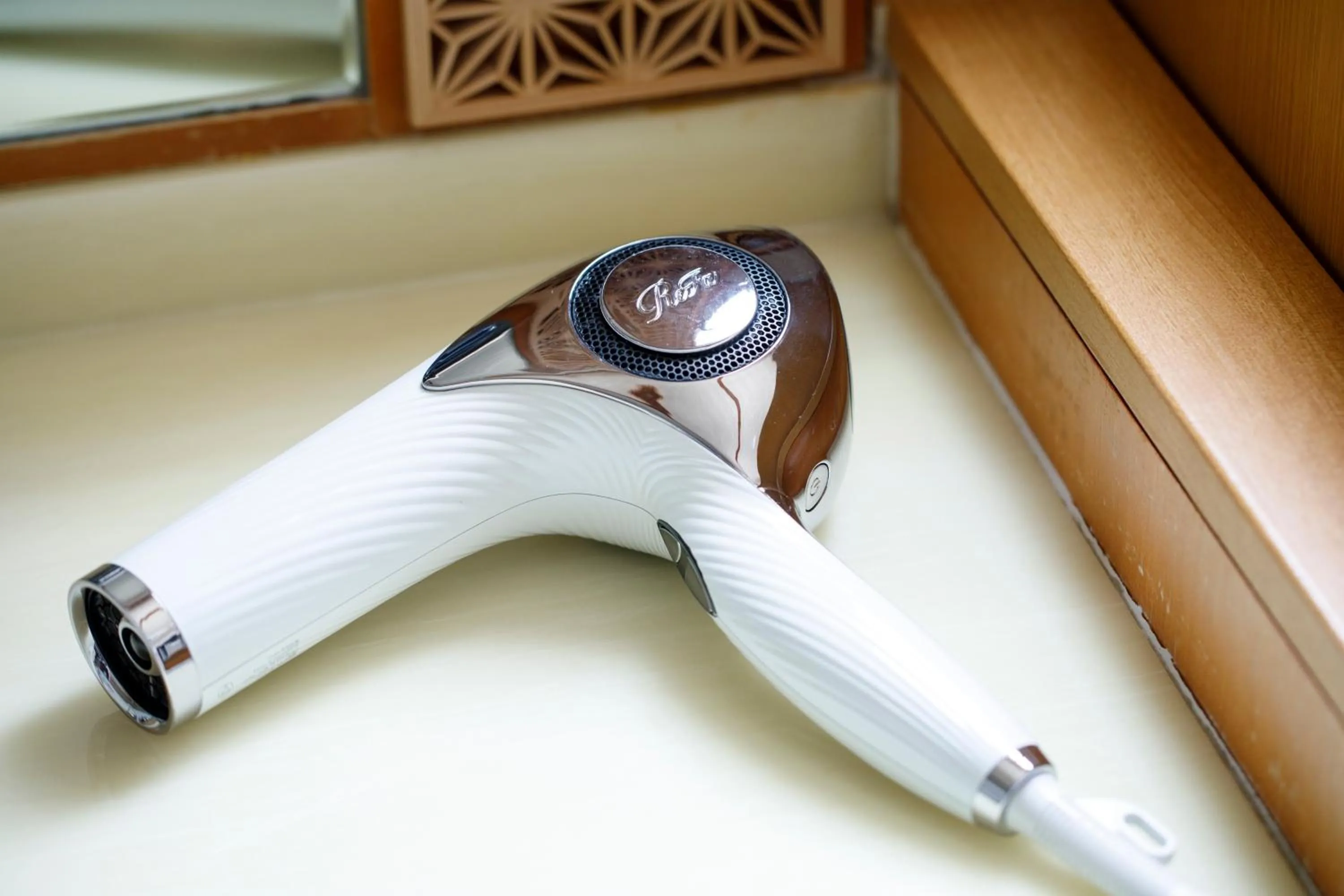 hair dryier in TAKITEI Riverside Onsen ーA Hidden Ryokan in Kanazawaー