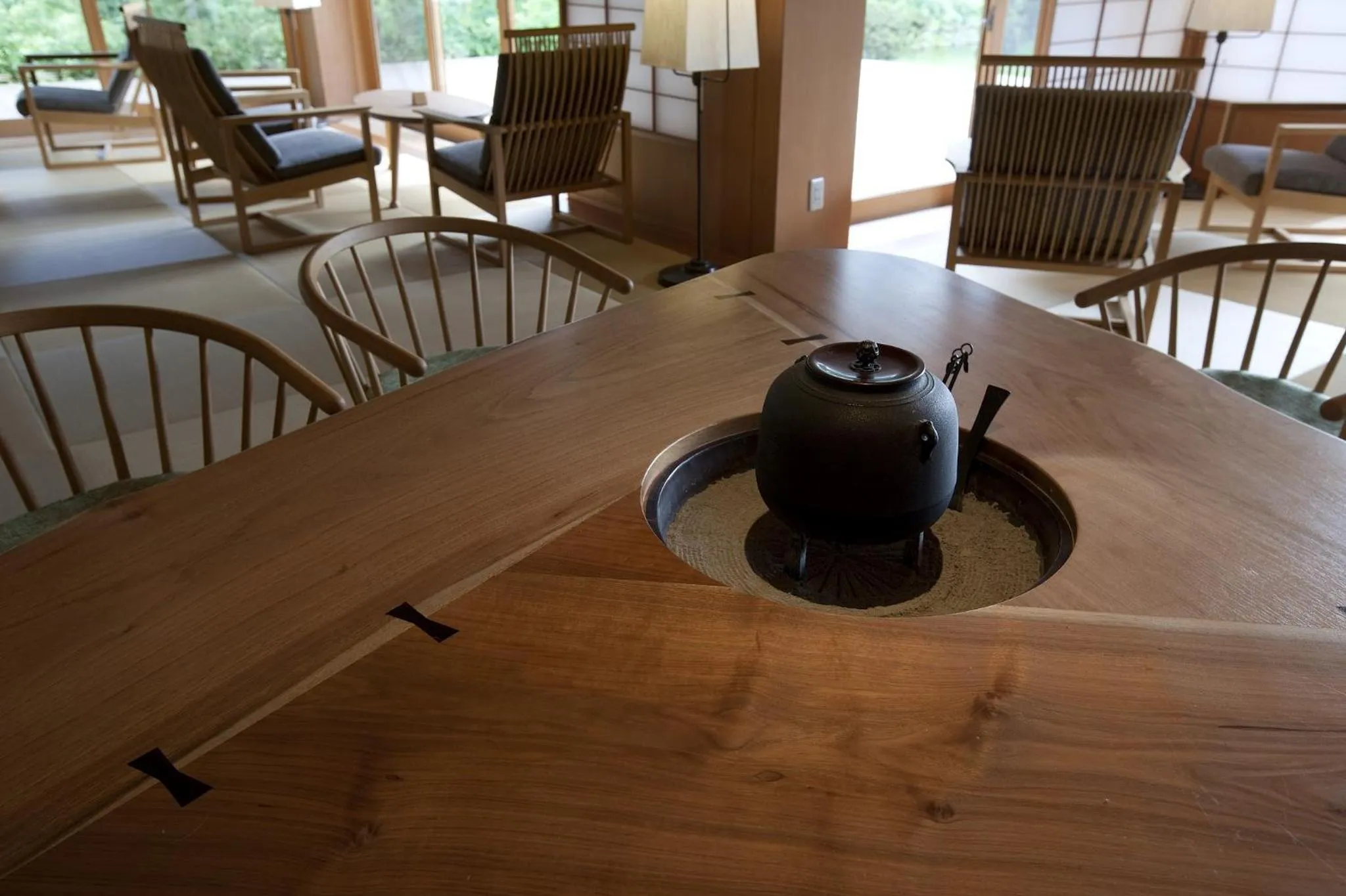 Living room in TAKITEI Riverside Onsen ーA Hidden Ryokan in Kanazawaー