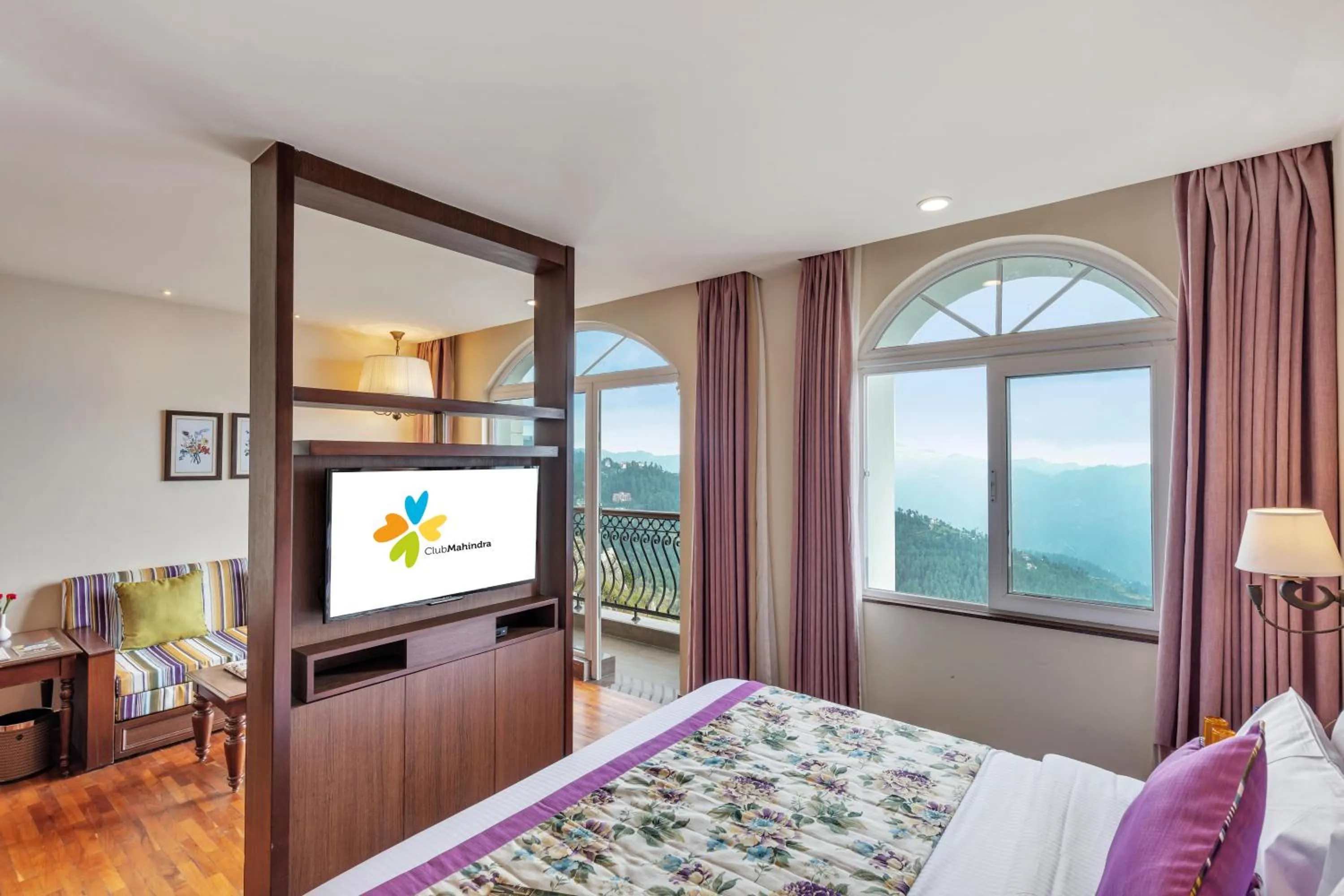 Bed in Club Mahindra Pristine Peaks Naldehra