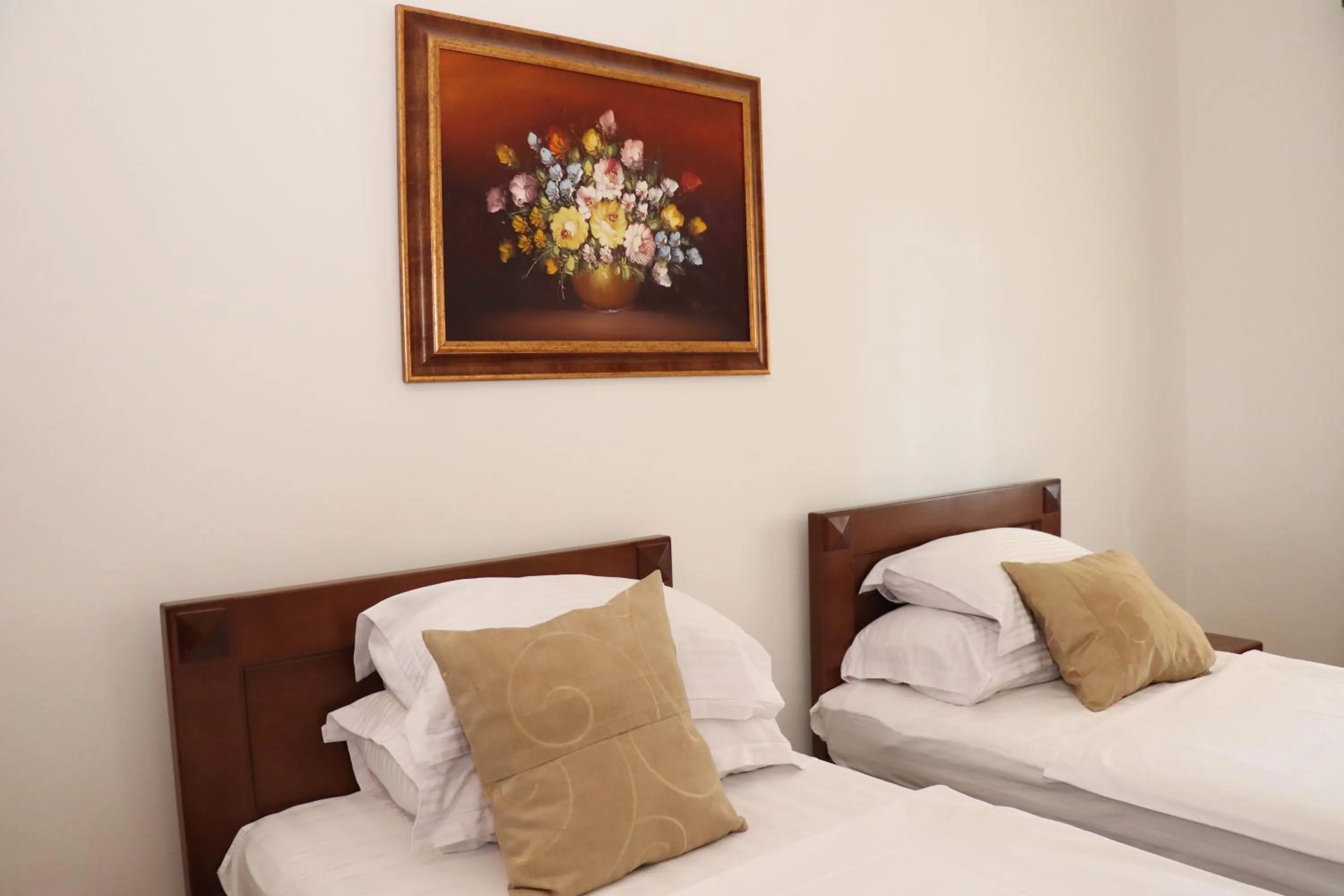 Decorative detail, Bed in Hotel Palata Venezia