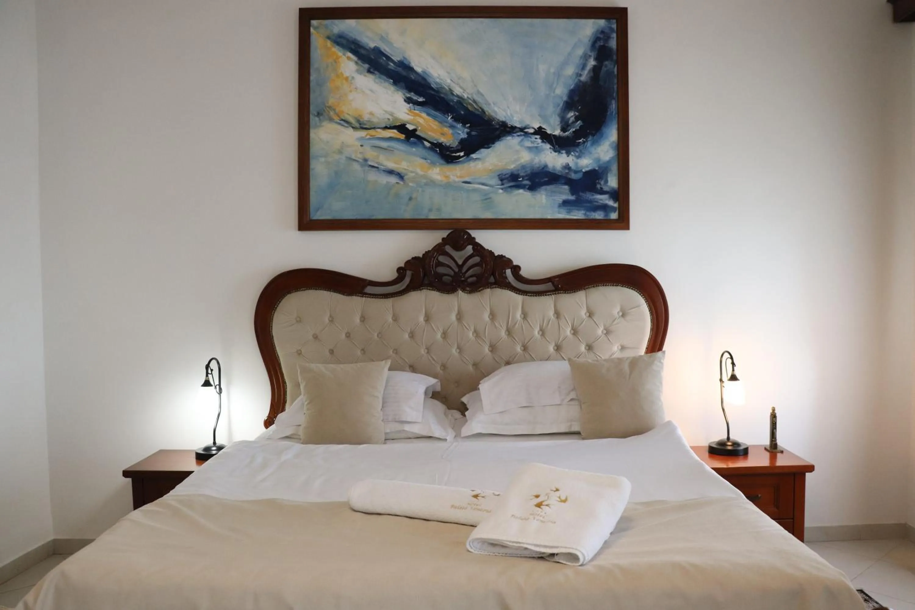 Bed in Hotel Palata Venezia