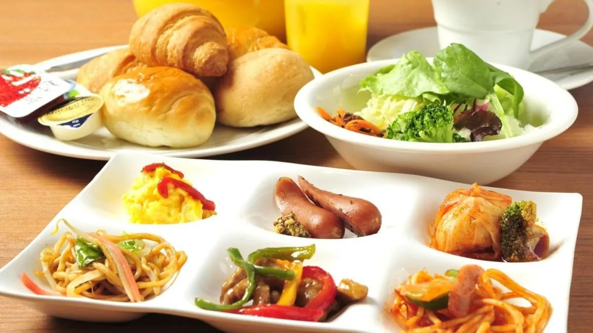 Breakfast in Hotel Paco Obihiro Ekimae