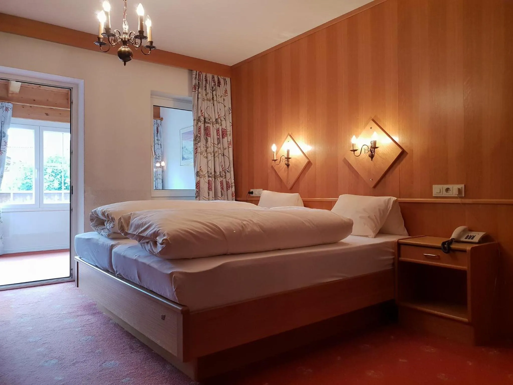 Bed in Hotel Grieserhof