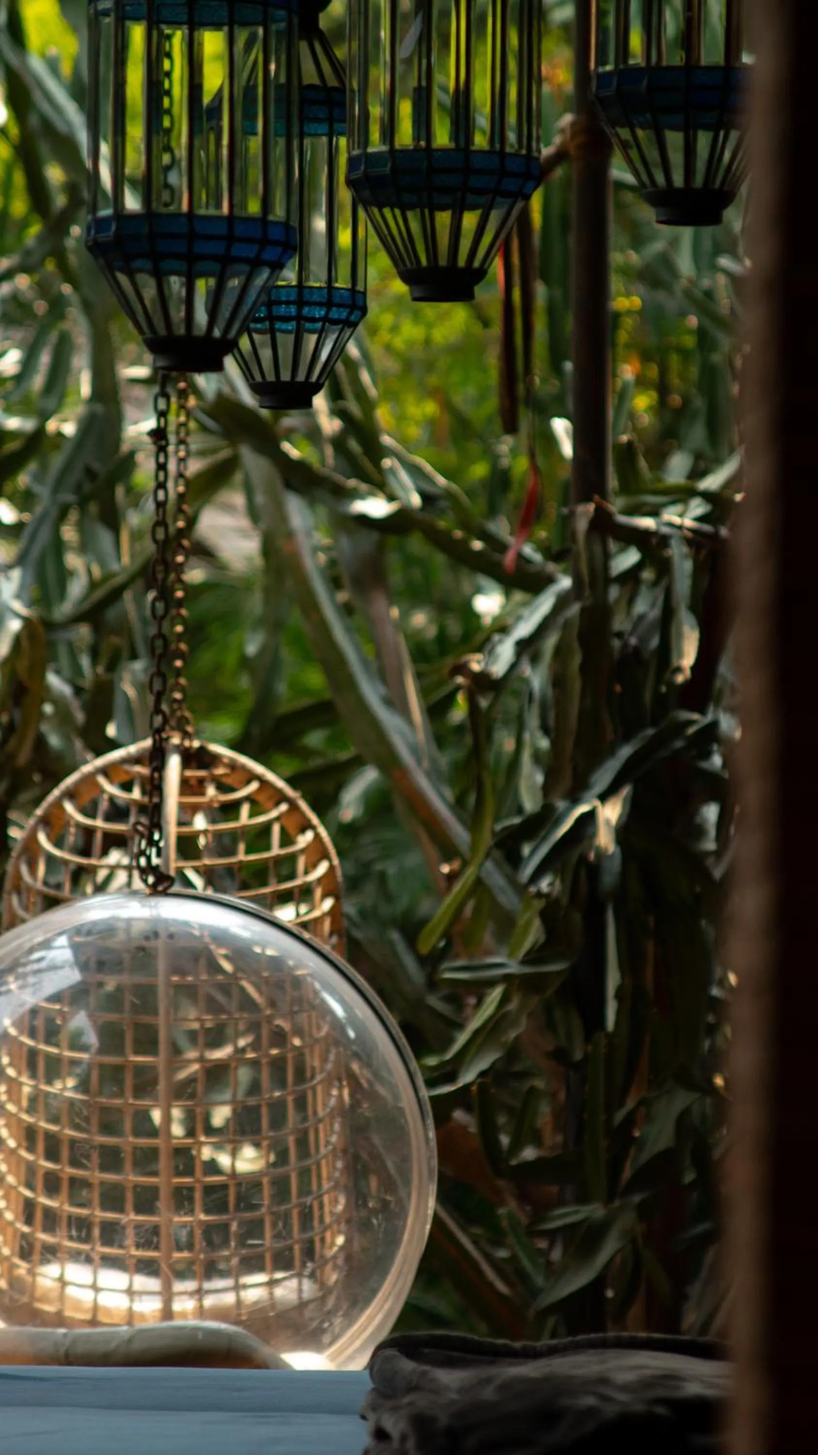 Seating area in Chandra Residence
