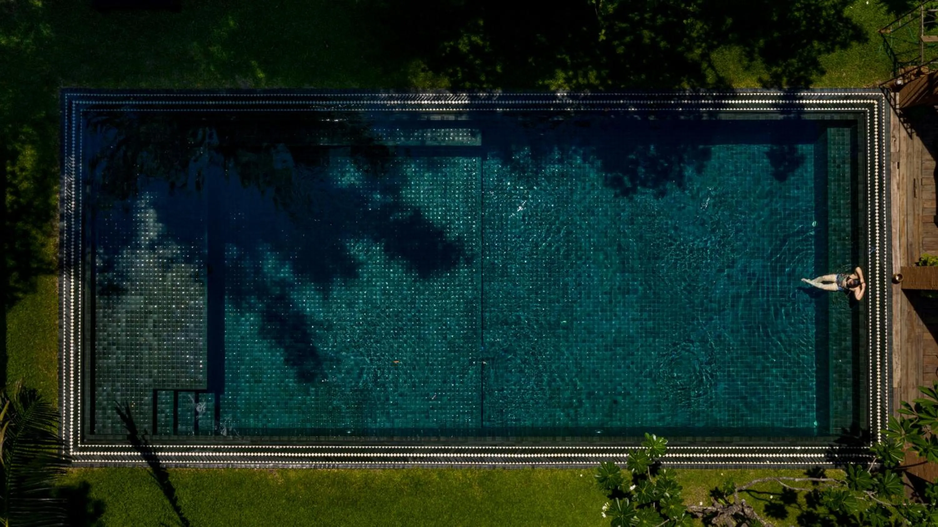 Garden view in Chandra Residence