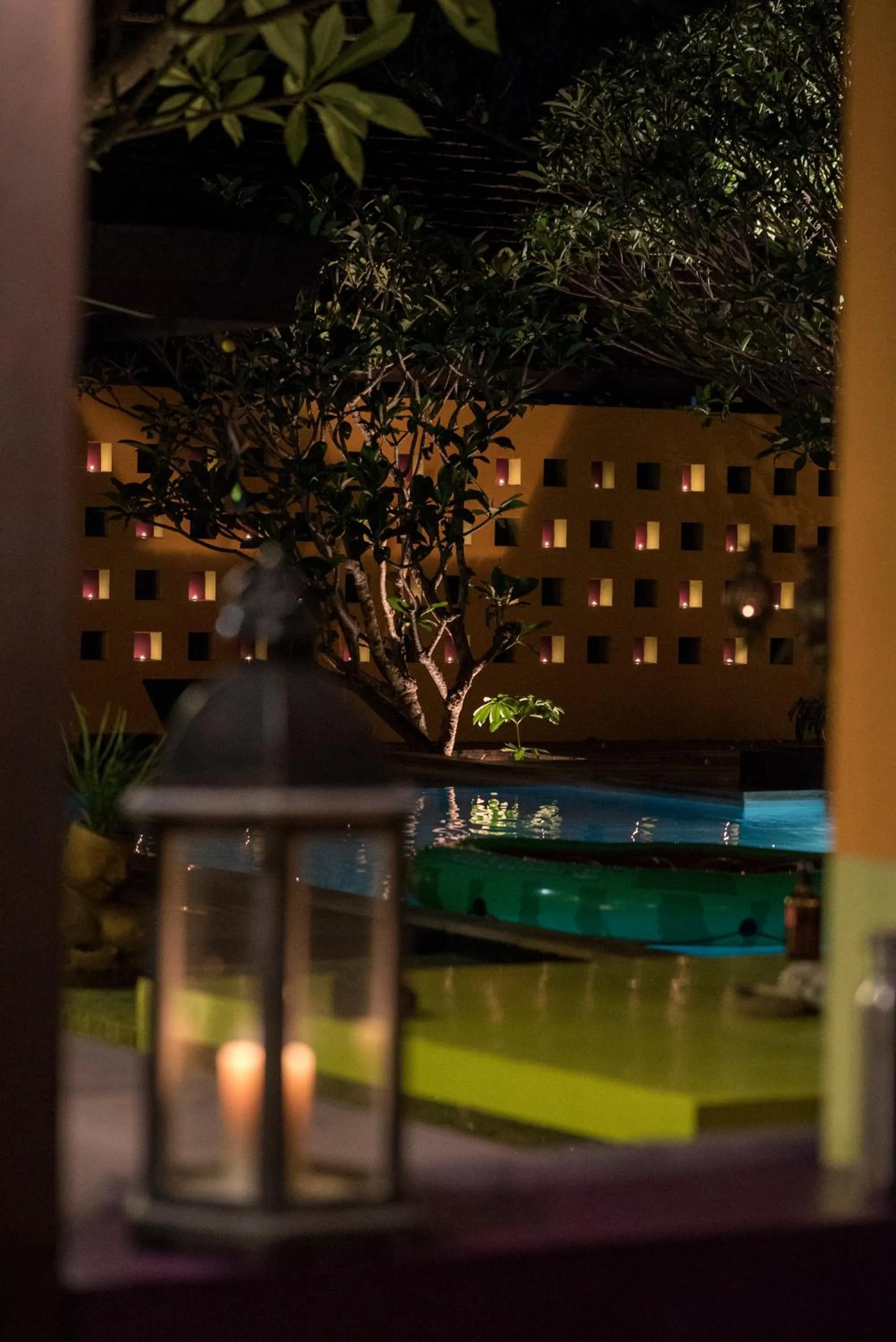 Swimming pool in Chandra Residence