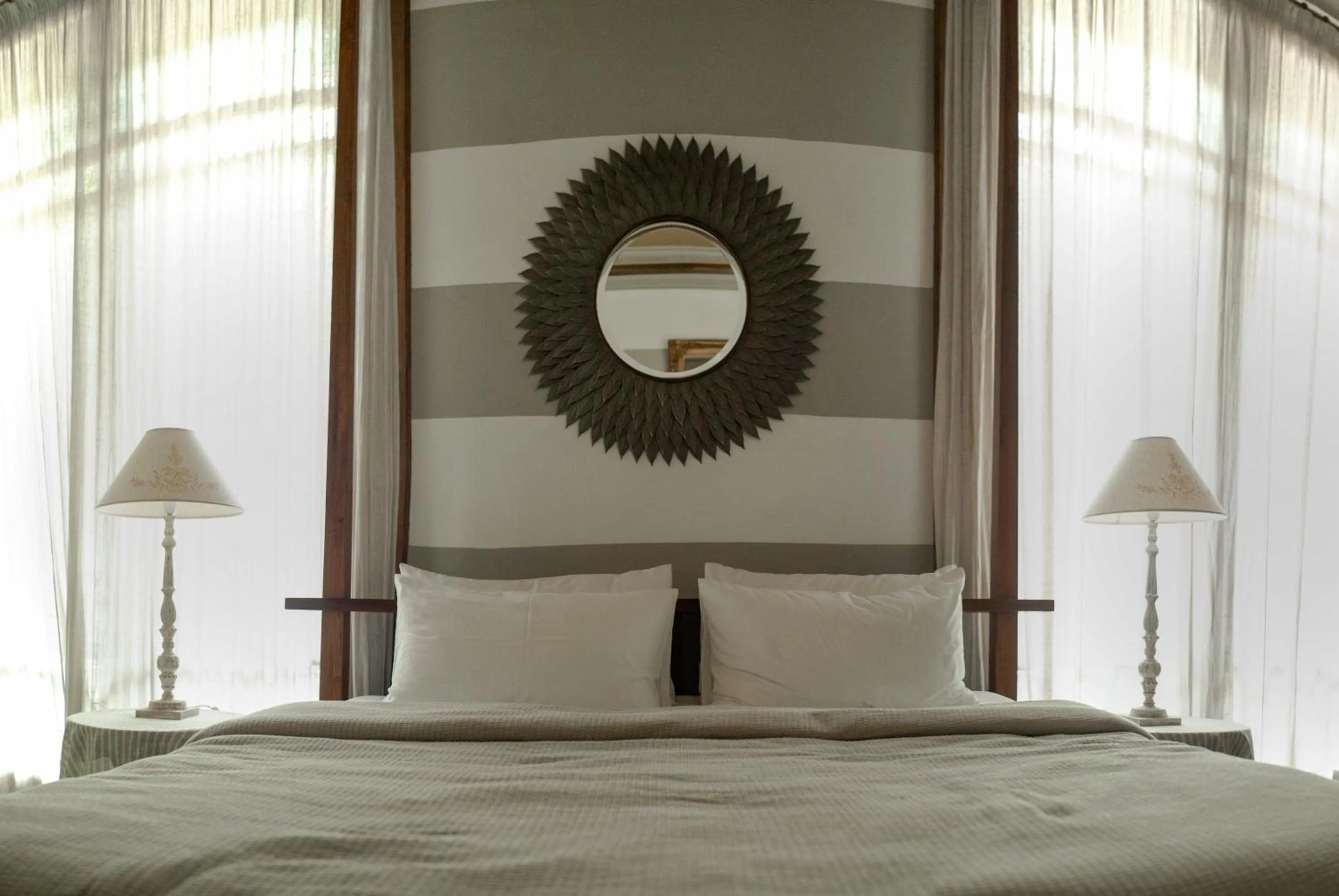 Bed in Chandra Residence