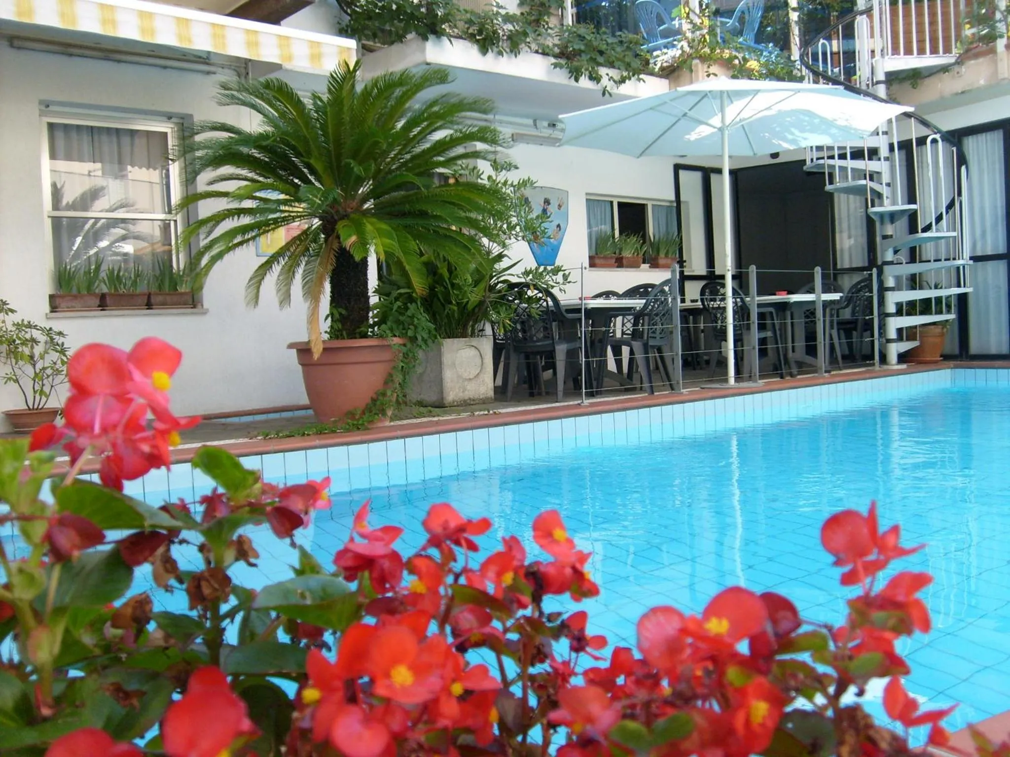 Pool view in Golf Hotel
