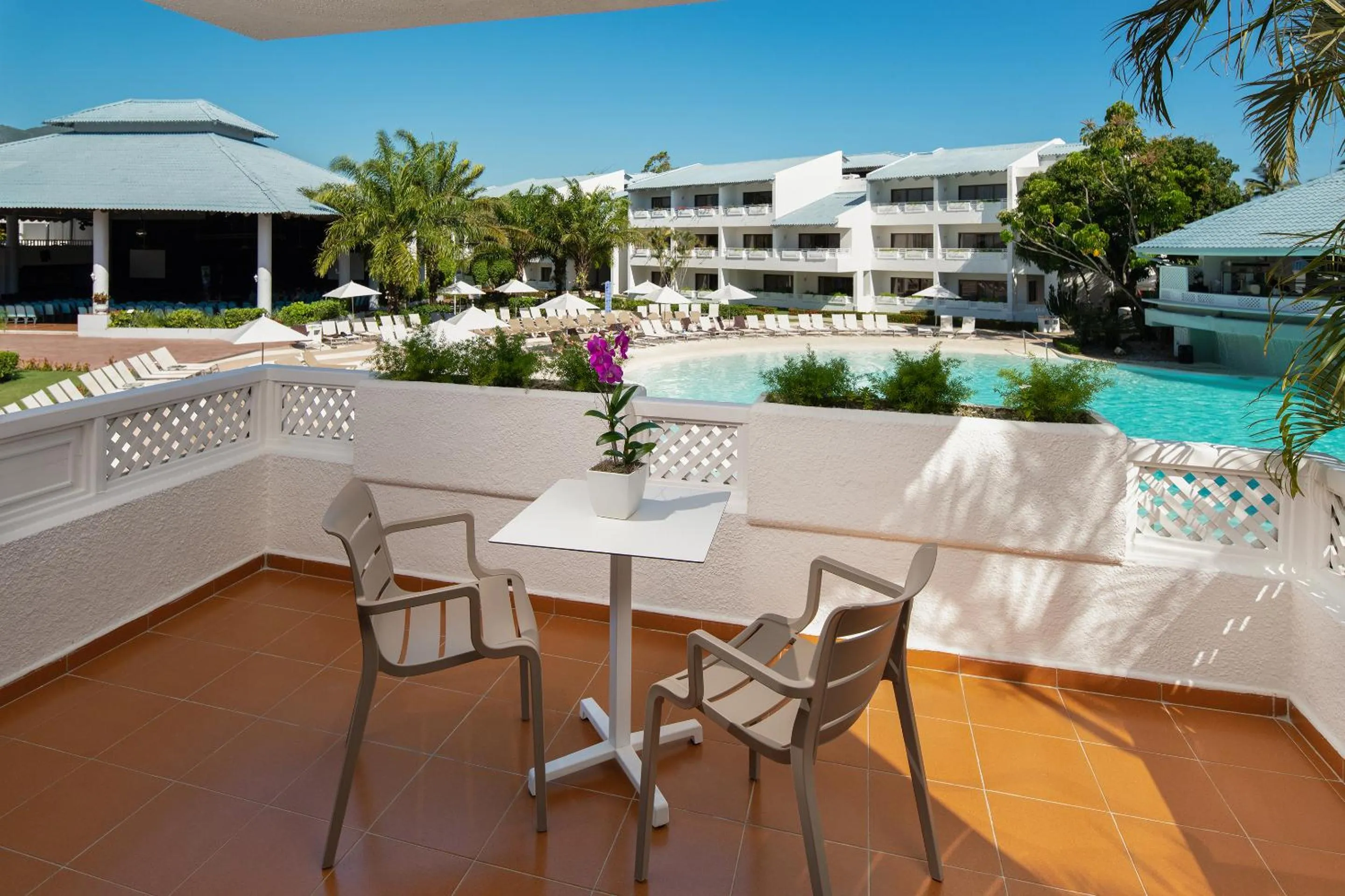 Pool view, Balcony/Terrace in Sunscape Puerto Plata