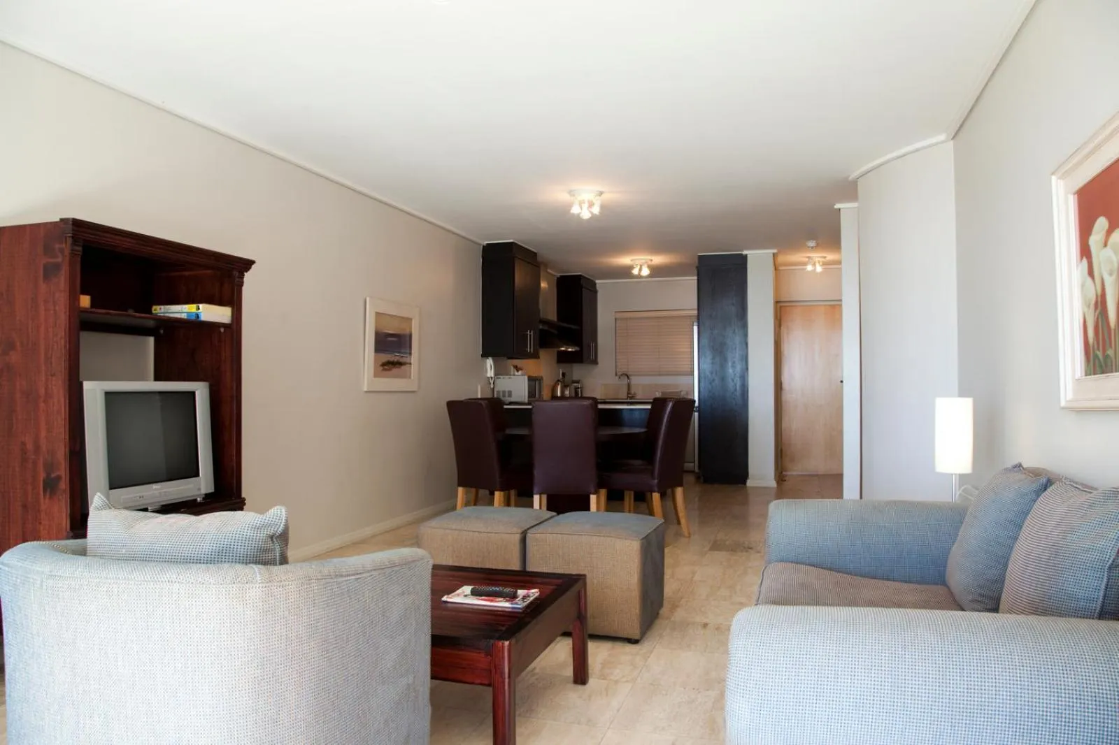 Living room in Lagoon Beach Hotel Apartments