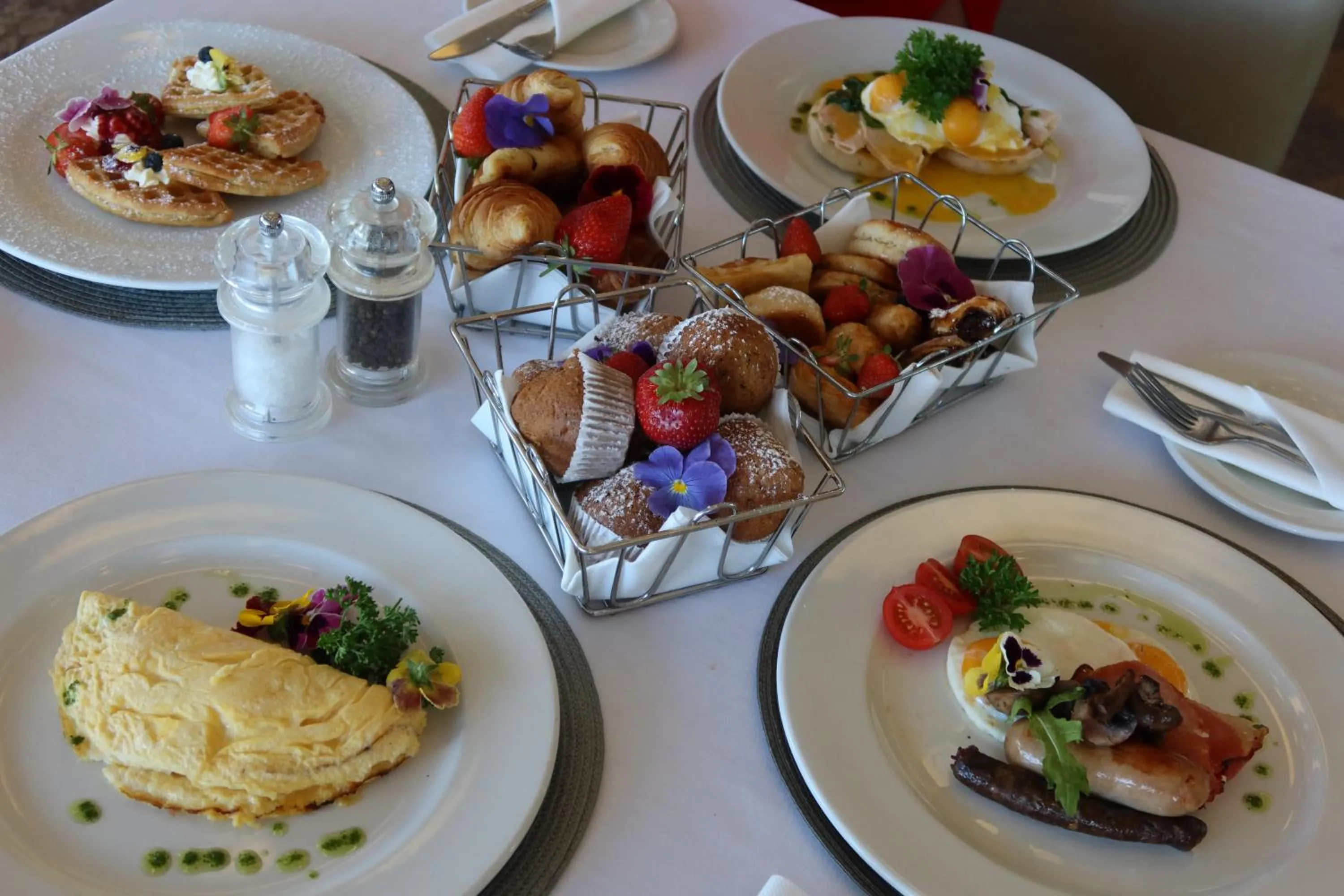 Breakfast in Lagoon Beach Hotel Apartments