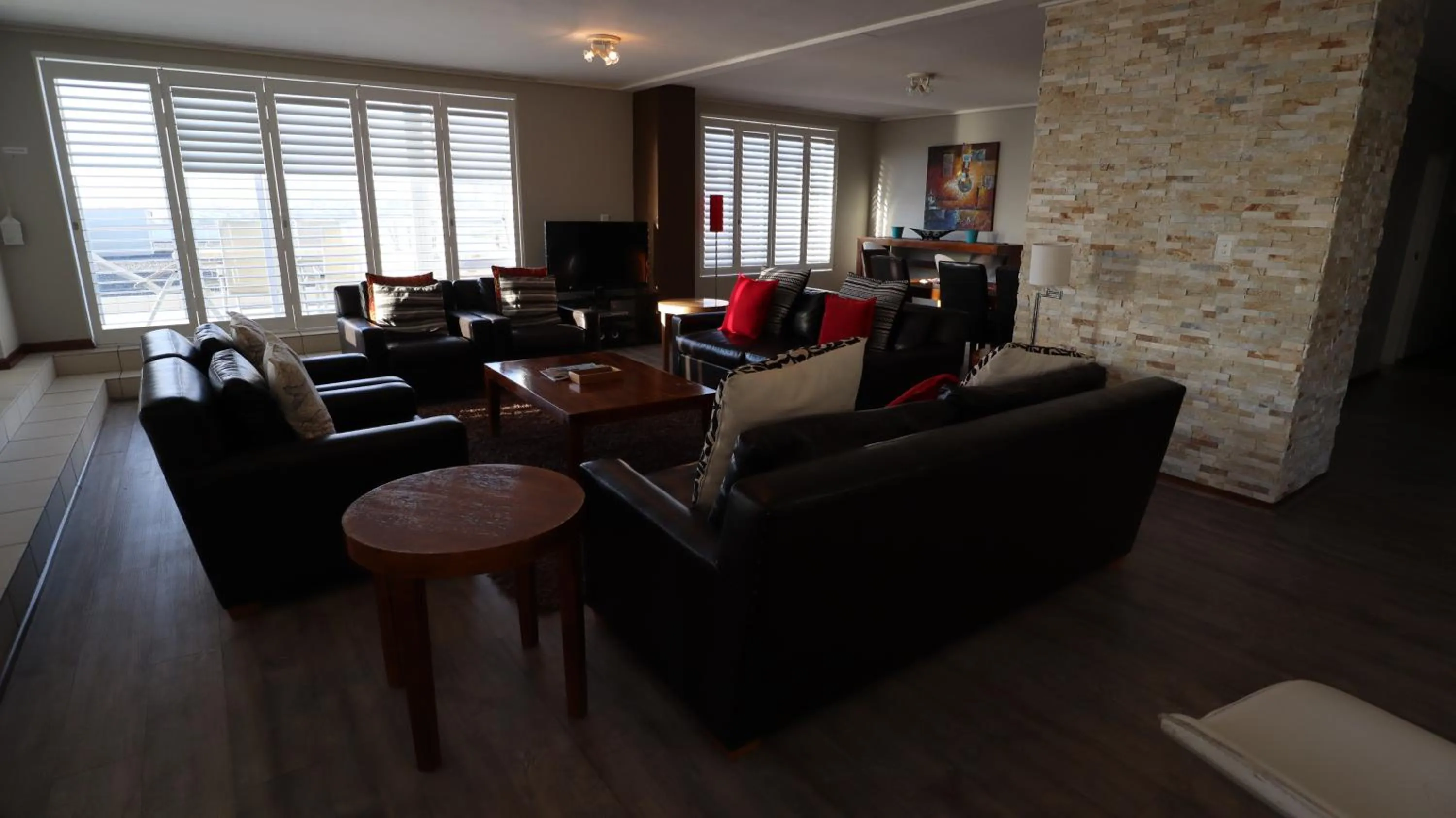 Living room in Lagoon Beach Hotel Apartments