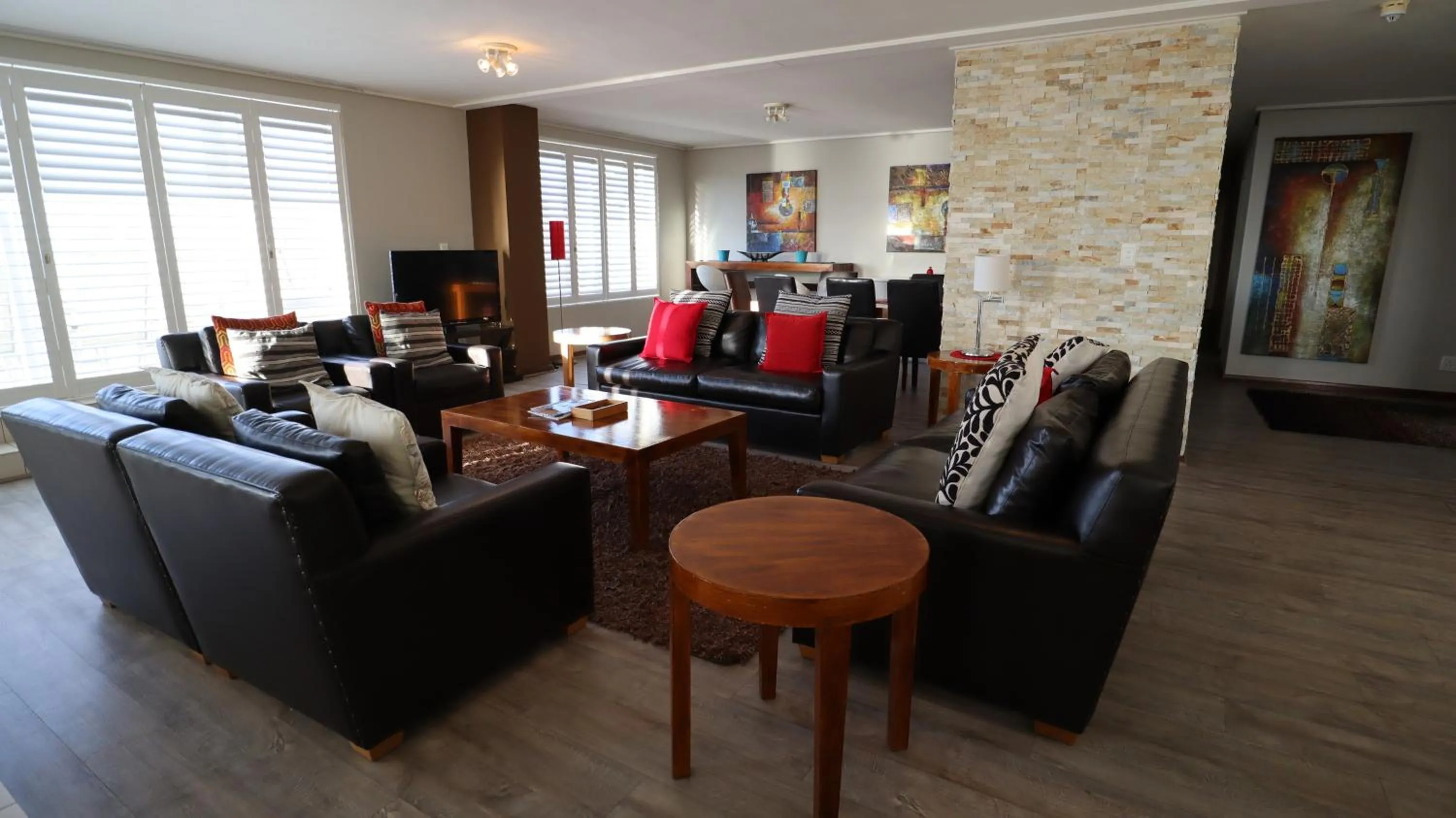 Living room in Lagoon Beach Hotel Apartments