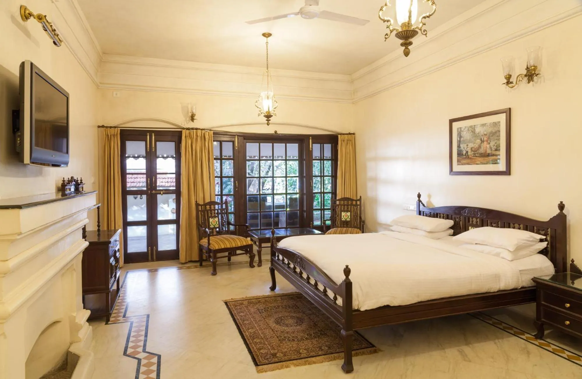 Bed in WelcomHeritage Golf View