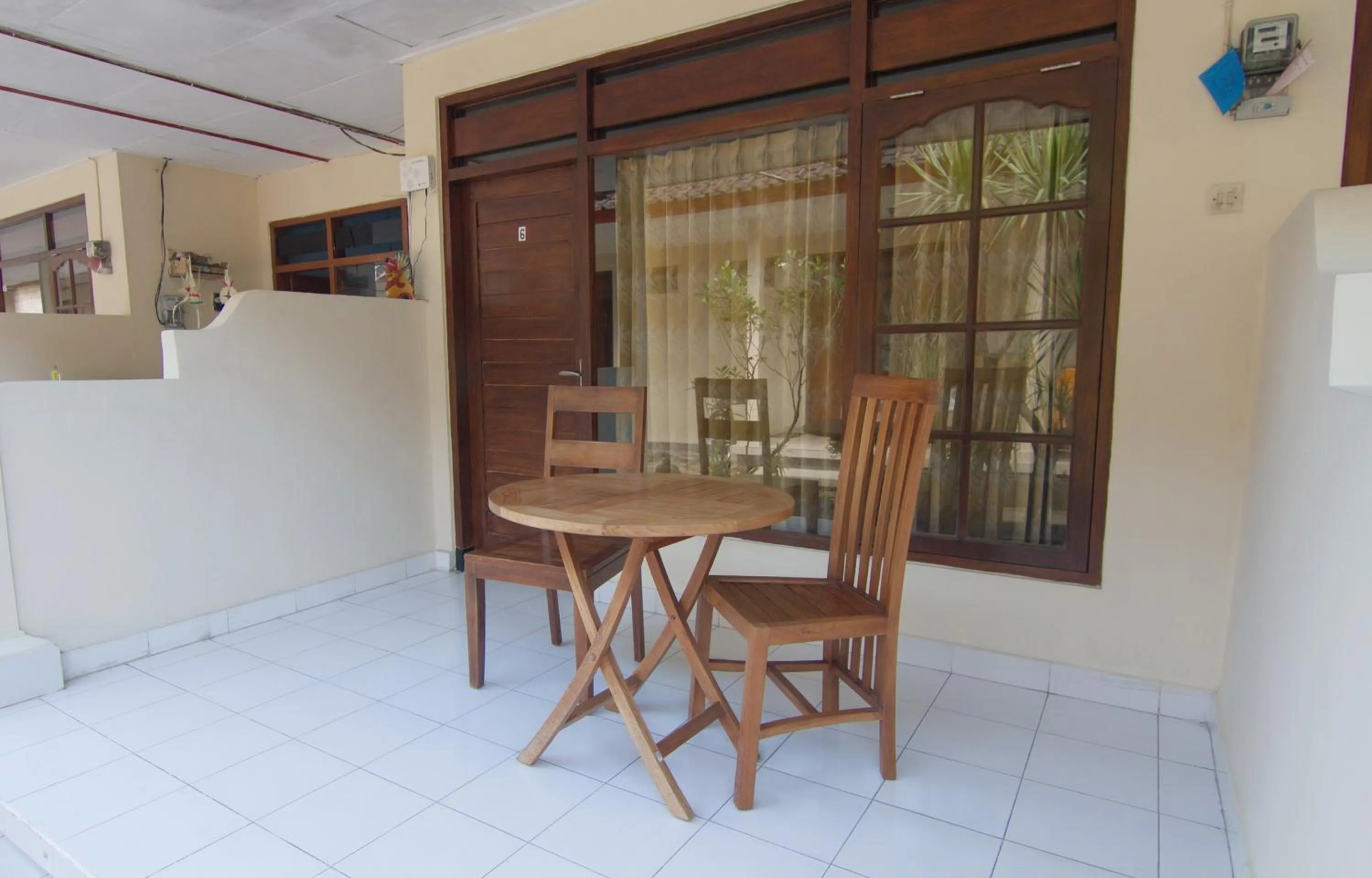 Seating area in Pondok Nuri Homestay