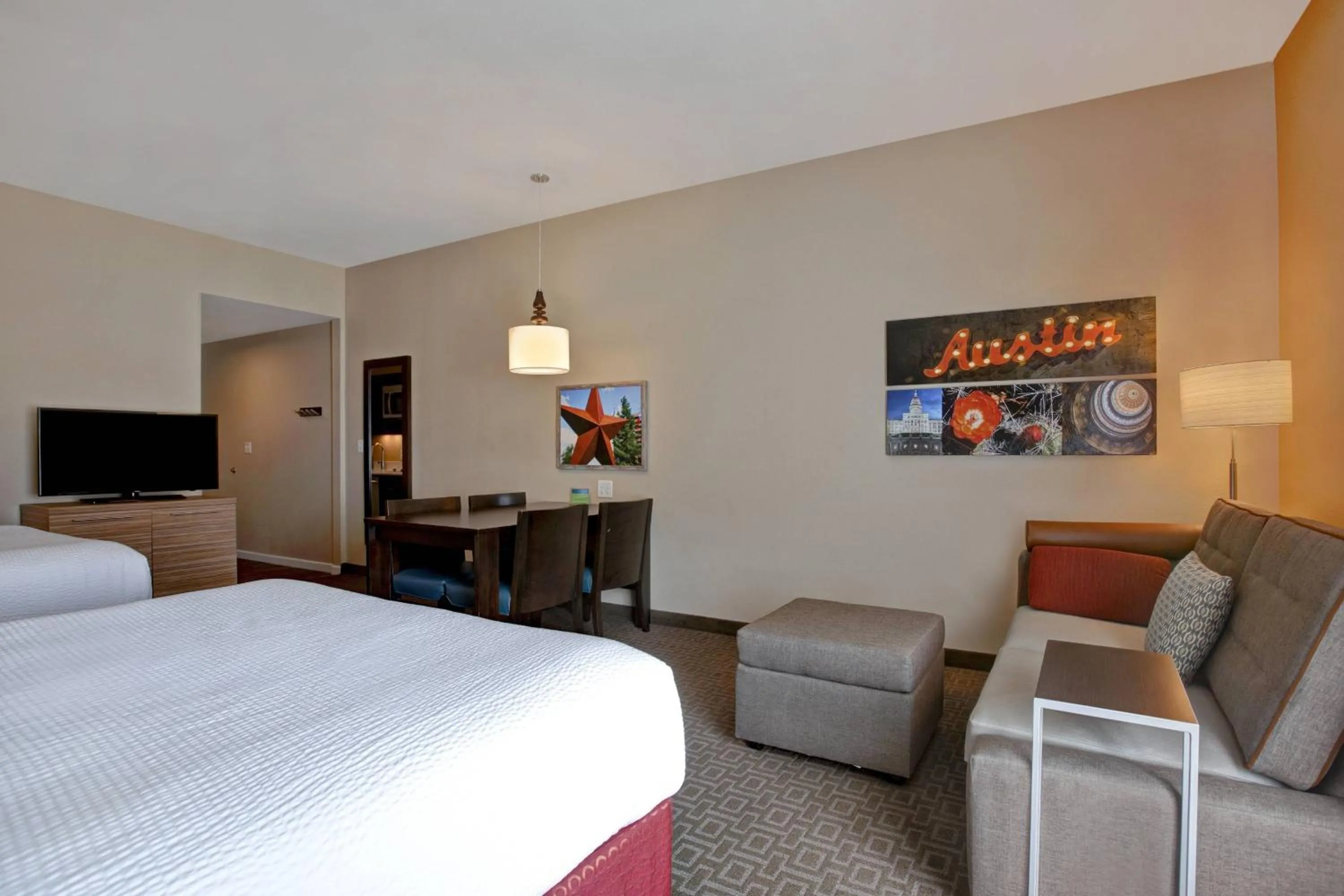 Bedroom, Bed in TownePlace Suites by Marriott Austin Round Rock
