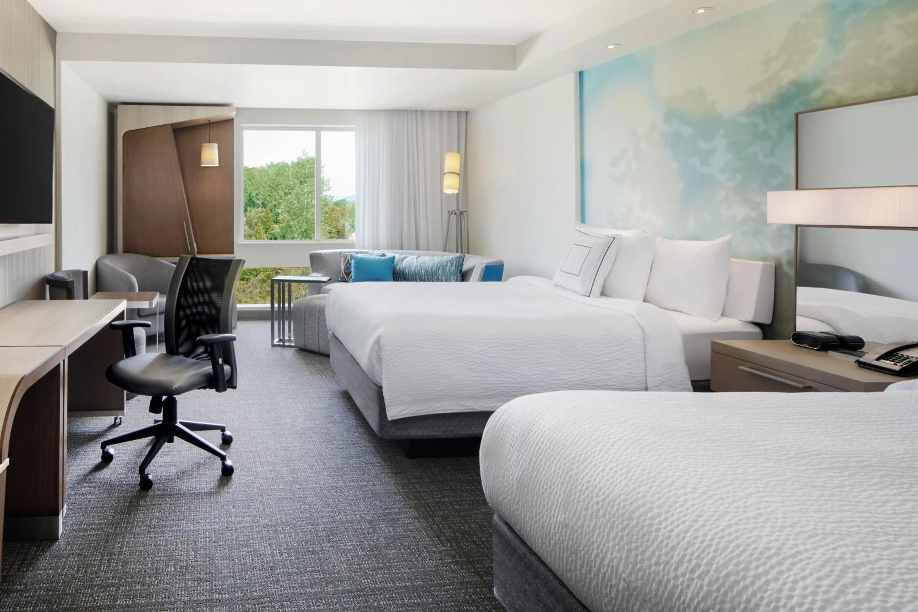 Bedroom, Bed in Courtyard by Marriott Wayne Fairfield