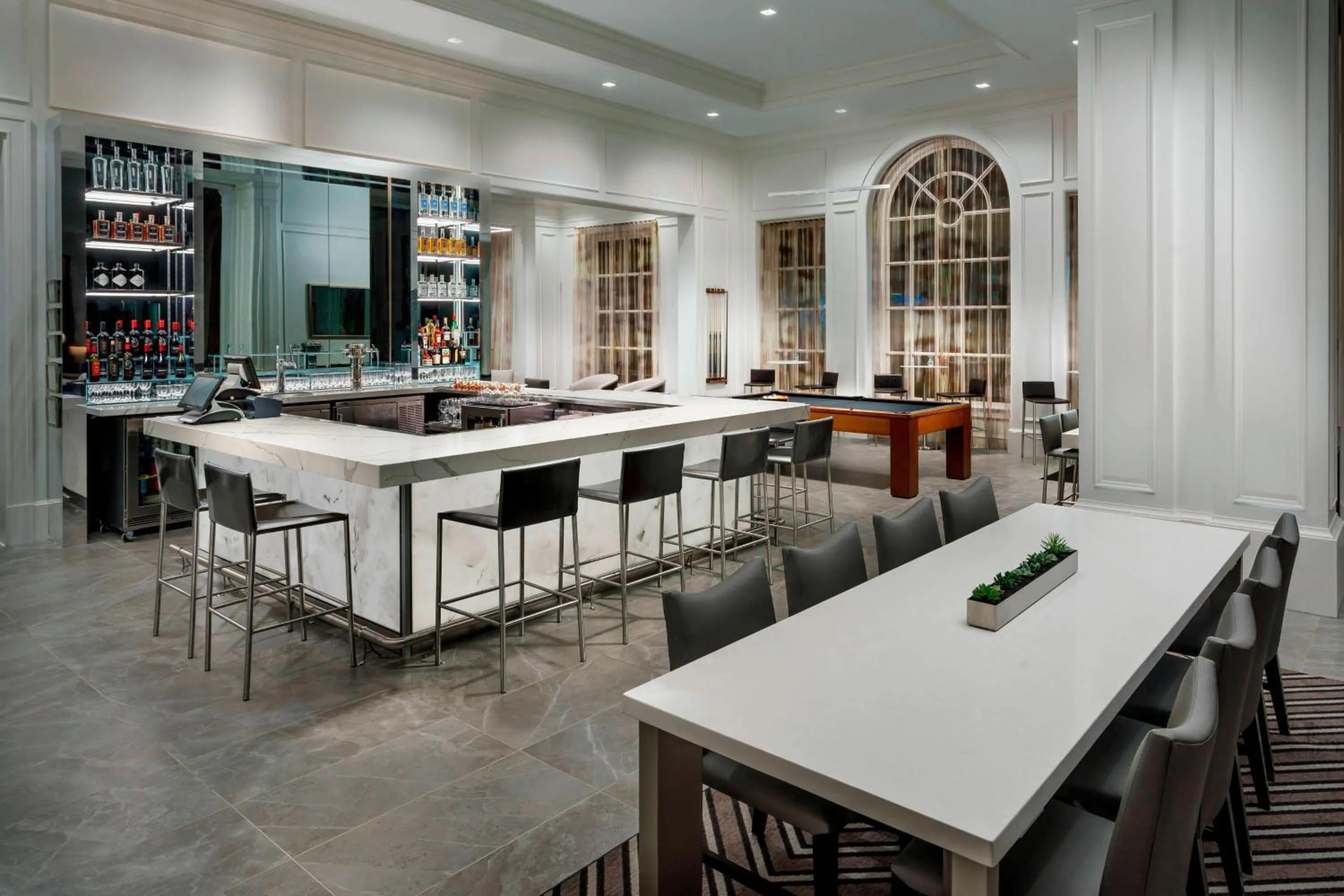 Lounge or bar in AC Hotel by Marriott Spartanburg