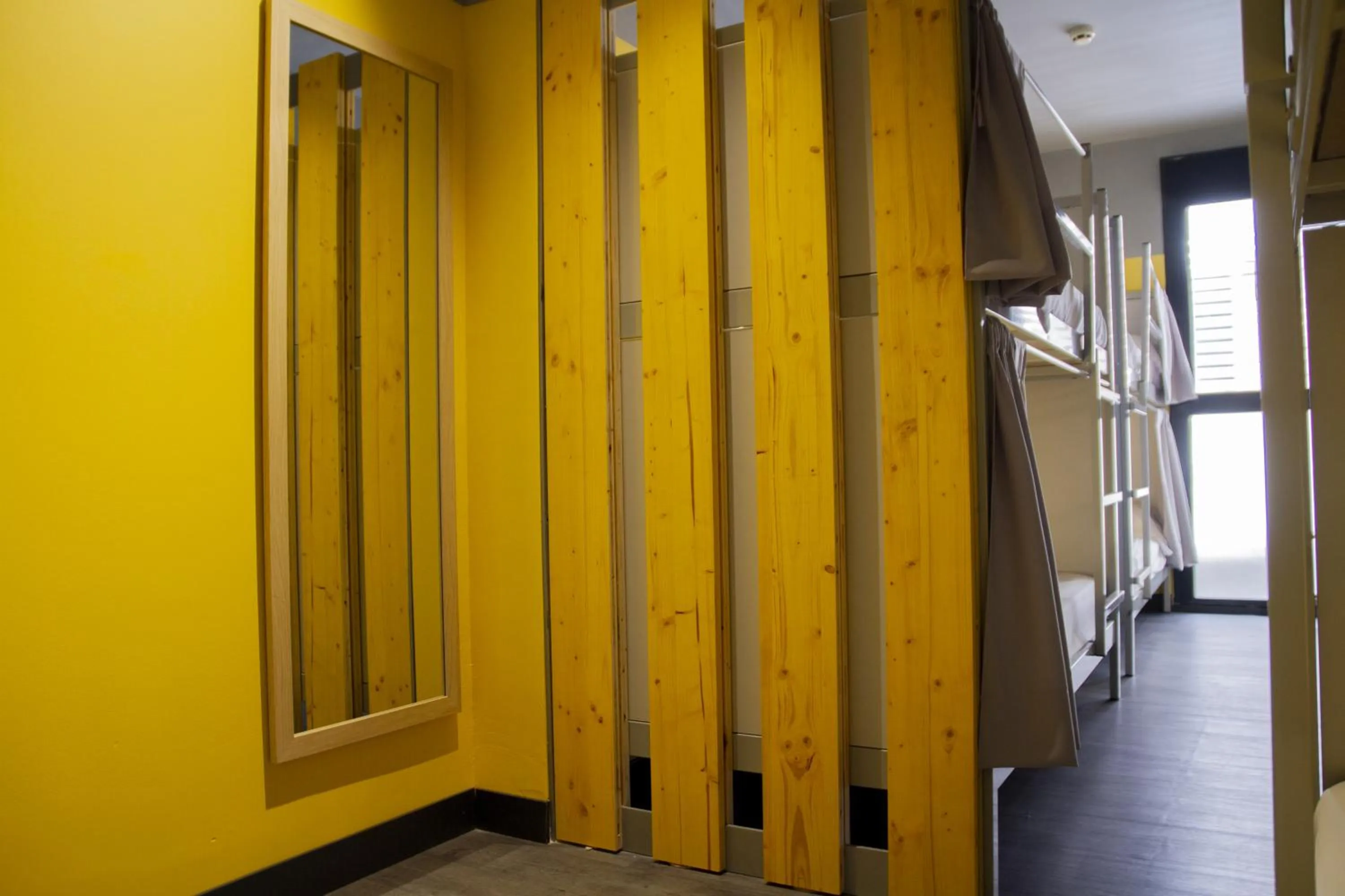 Decorative detail in room00 Valencia Hostel