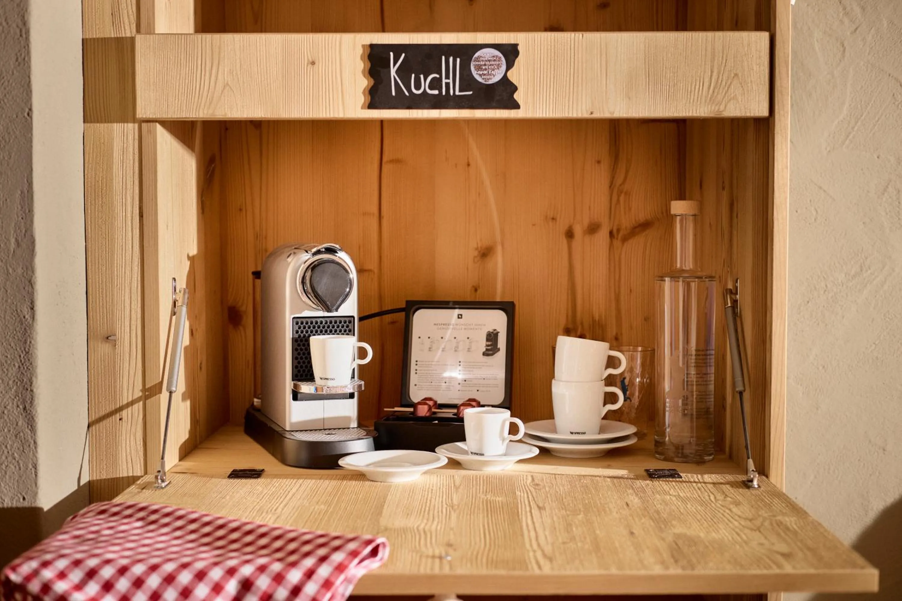 Coffee/tea facilities in Hotel Alpenfriede
