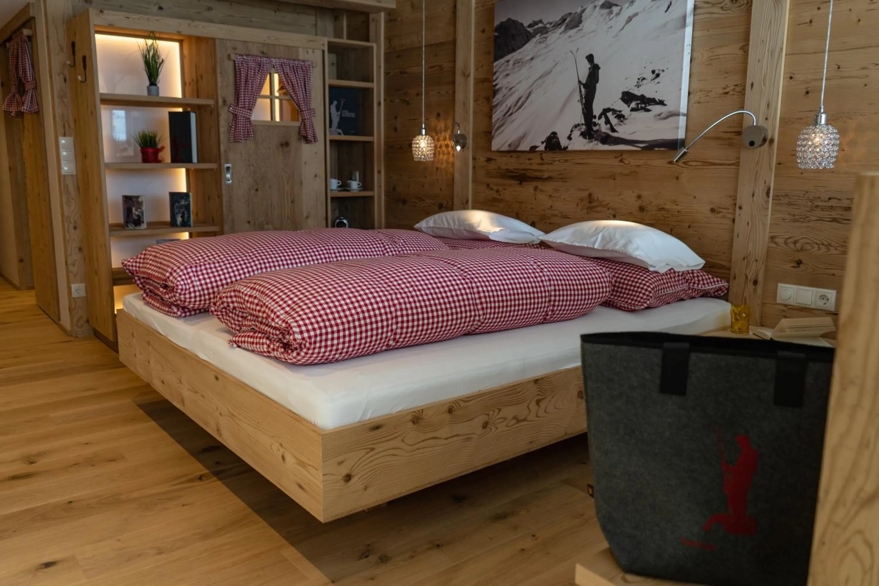 Photo of the whole room, Bed in Hotel Alpenfriede