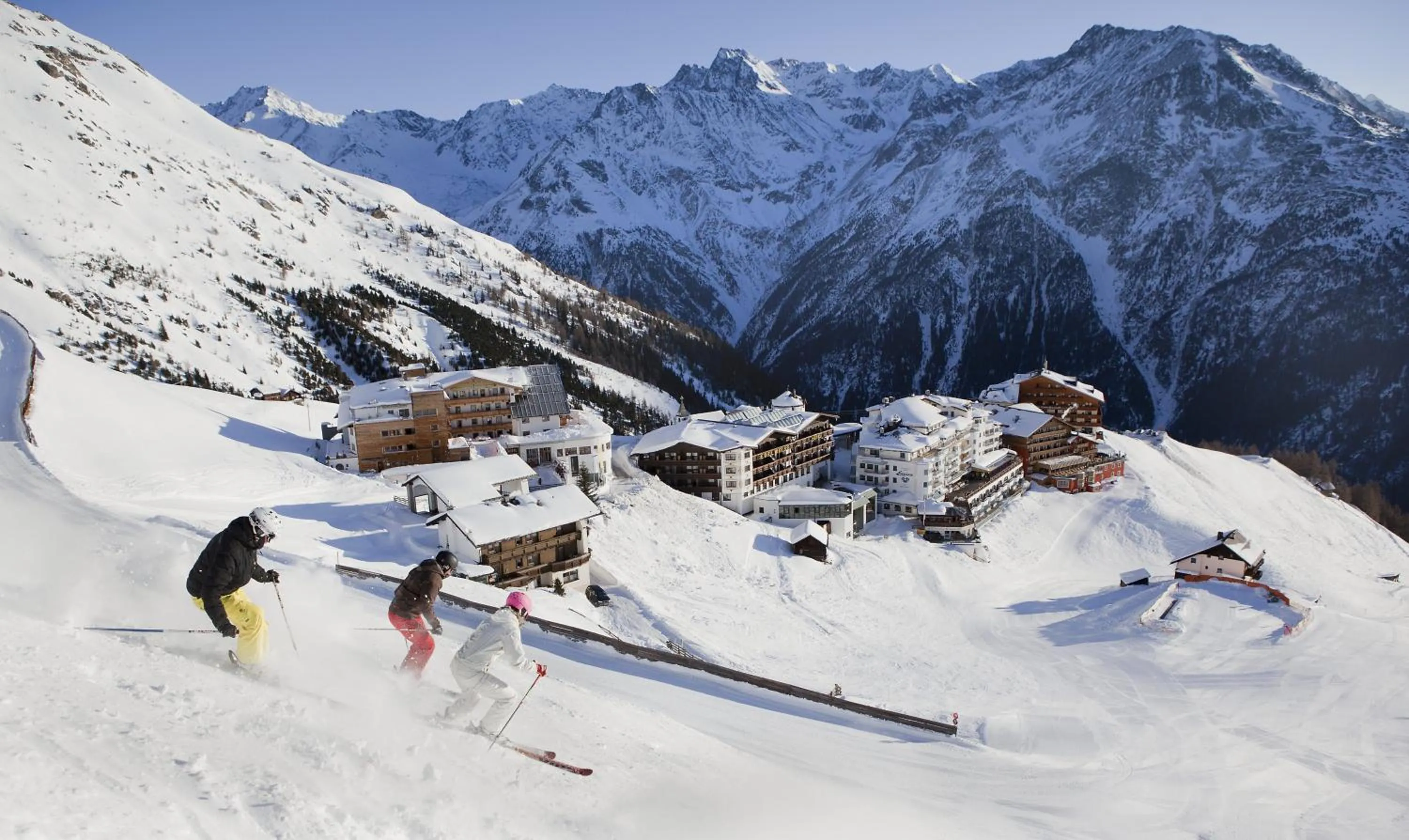 Skiing in Hotel Alpenfriede