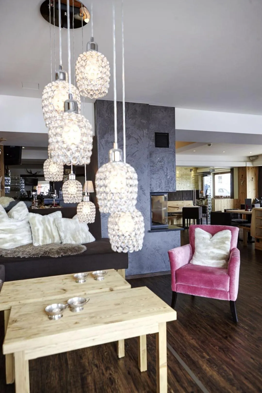 Lounge or bar in Hotel Alpenfriede