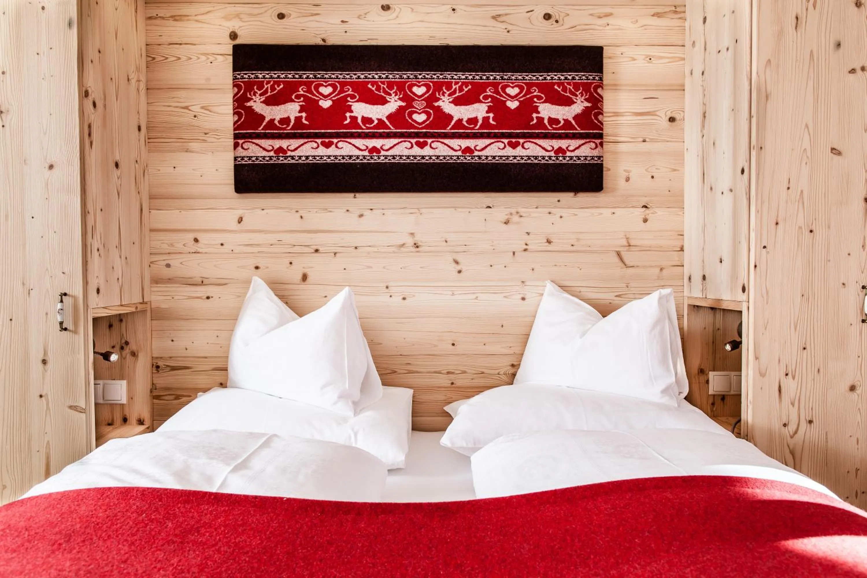 Photo of the whole room, Bed in Hotel Alpenfriede