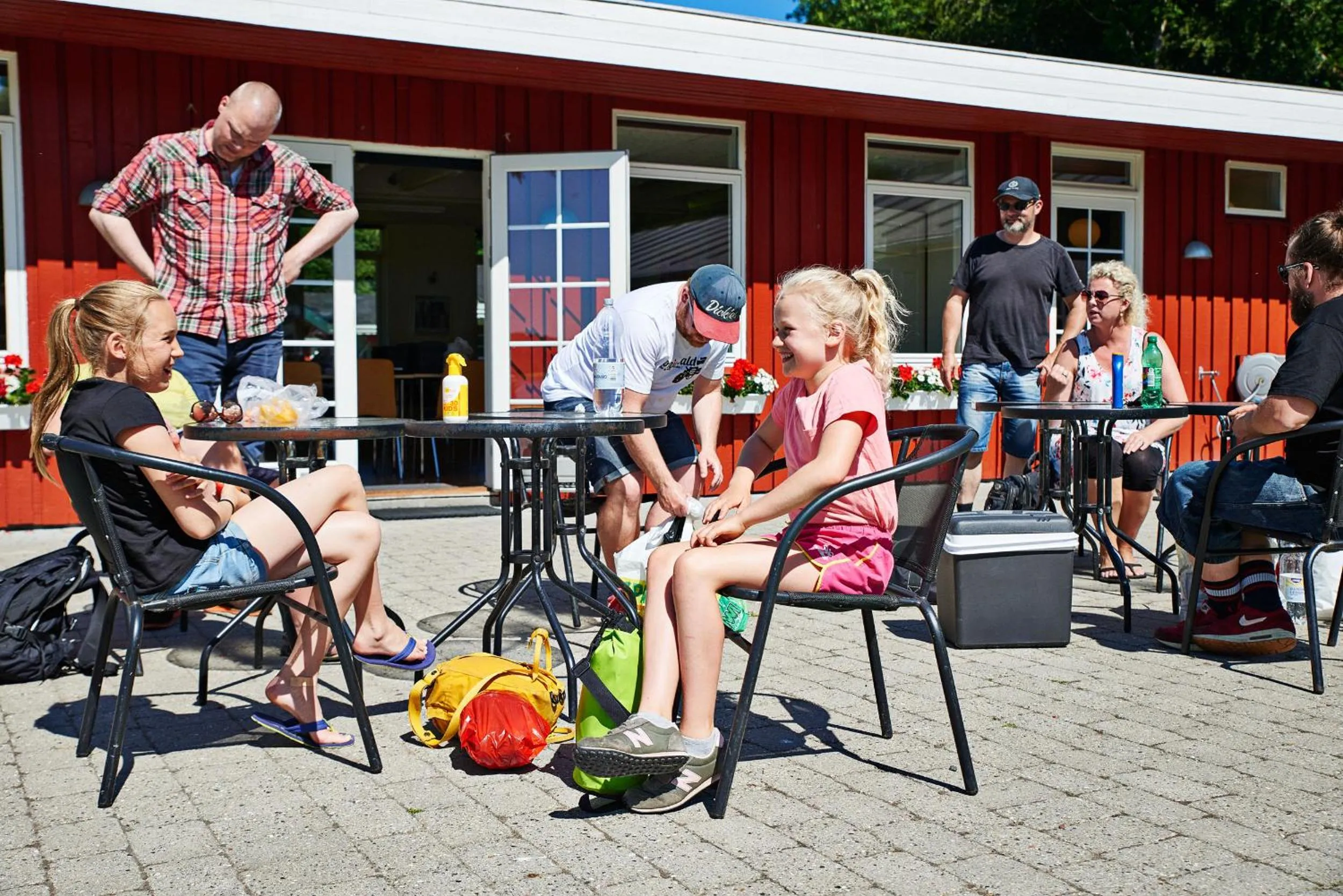 young children in Danhostel Skanderborg
