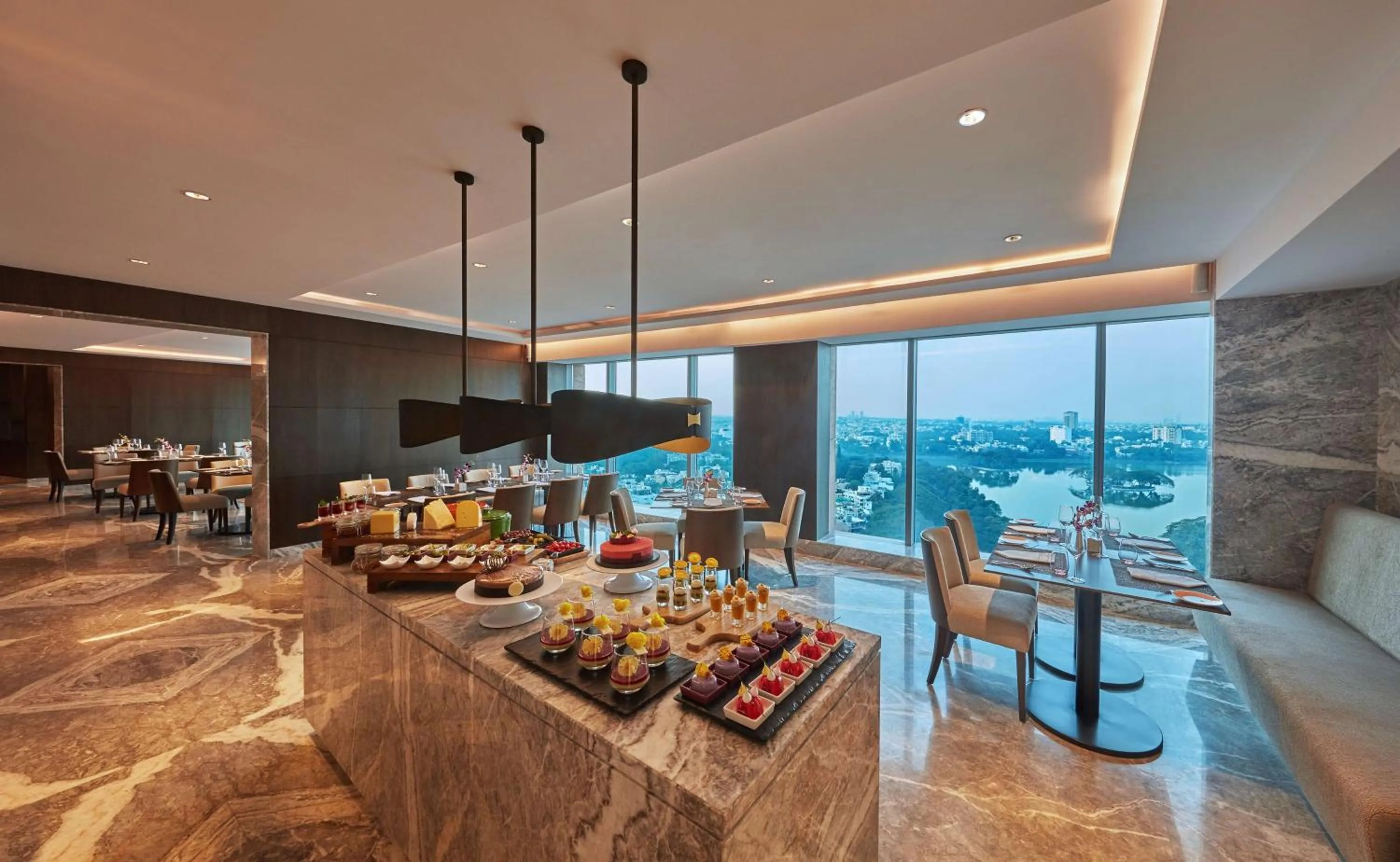 Living room in Conrad Bengaluru