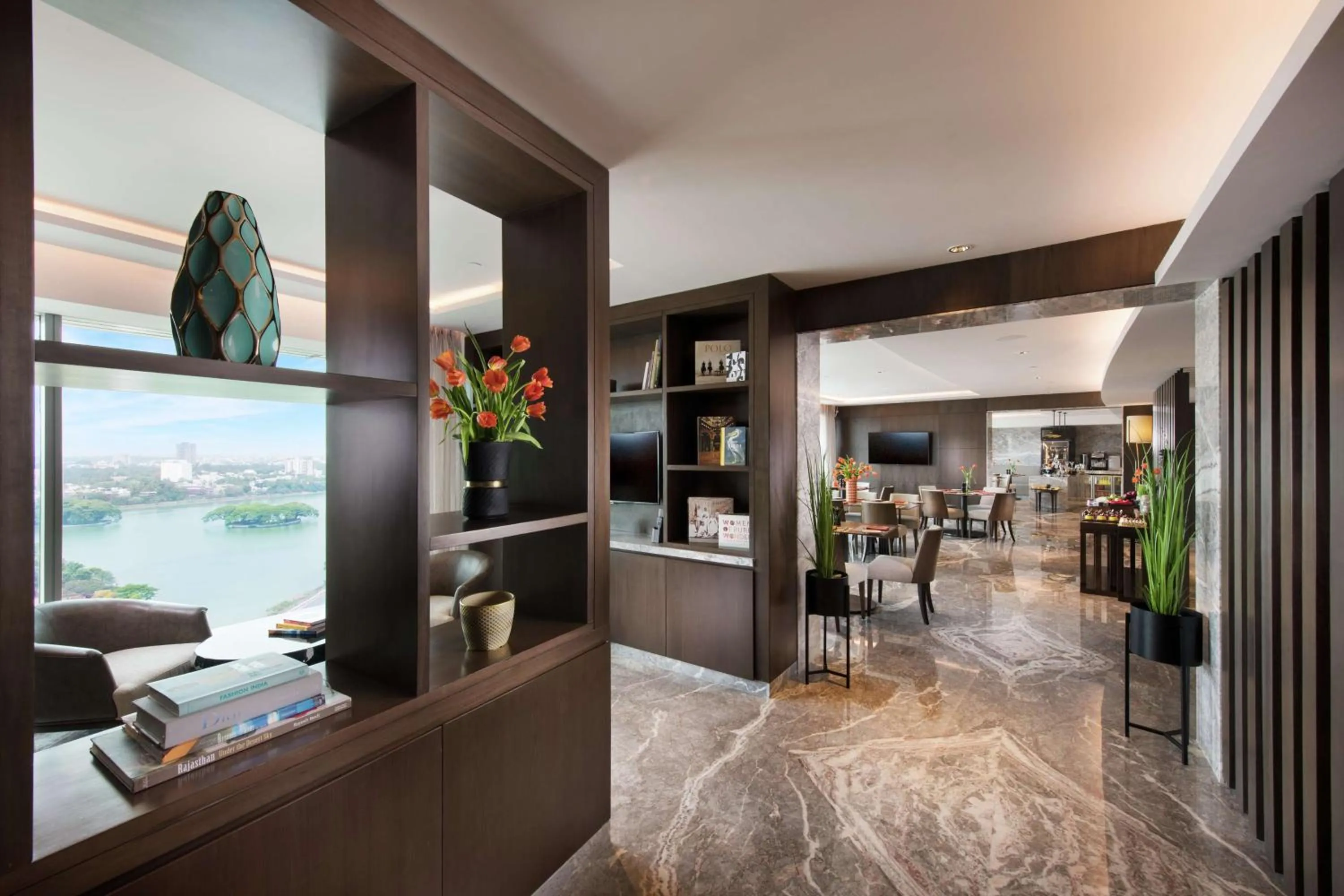 Living room in Conrad Bengaluru