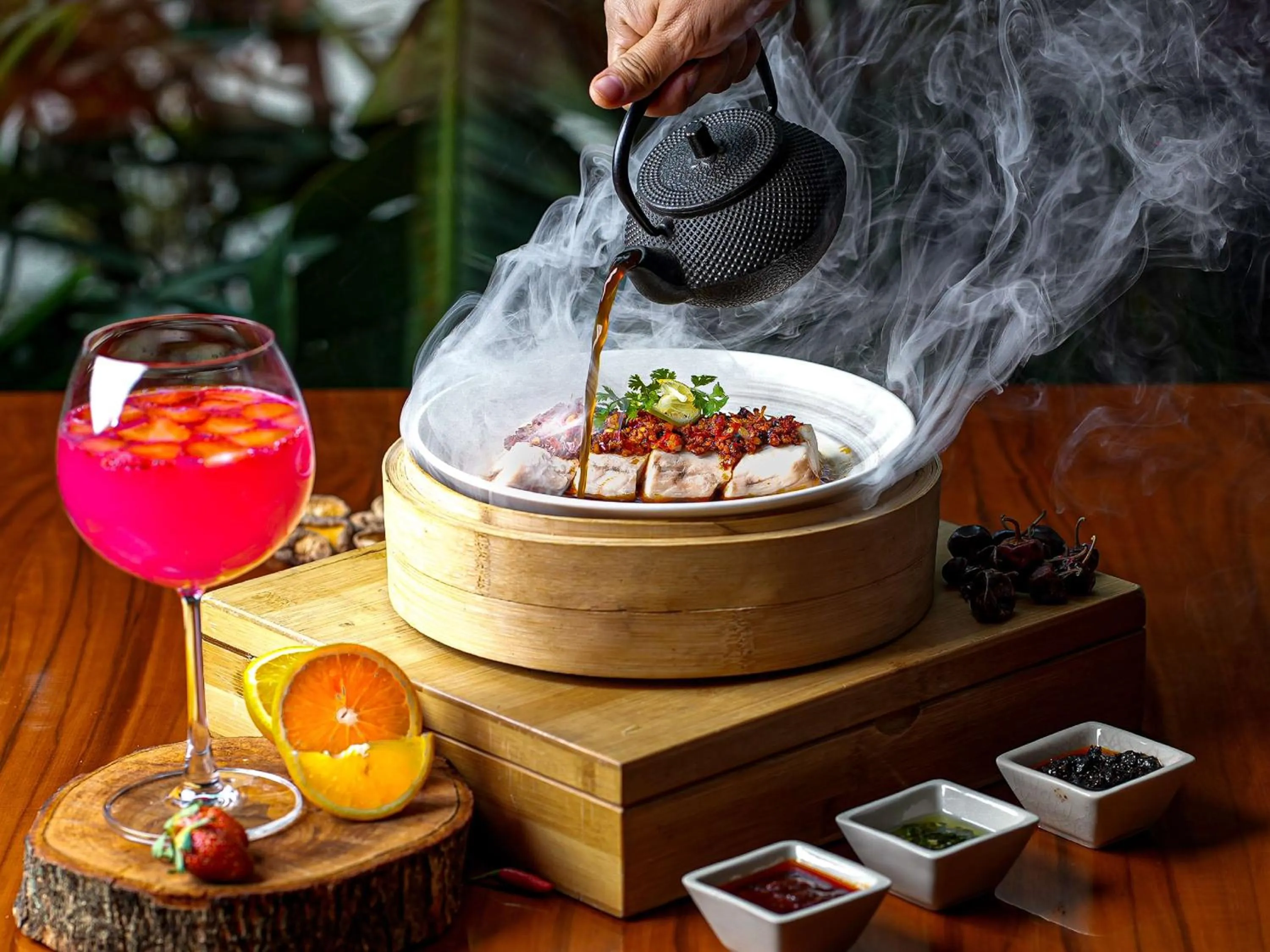 Dining area in Conrad Bengaluru