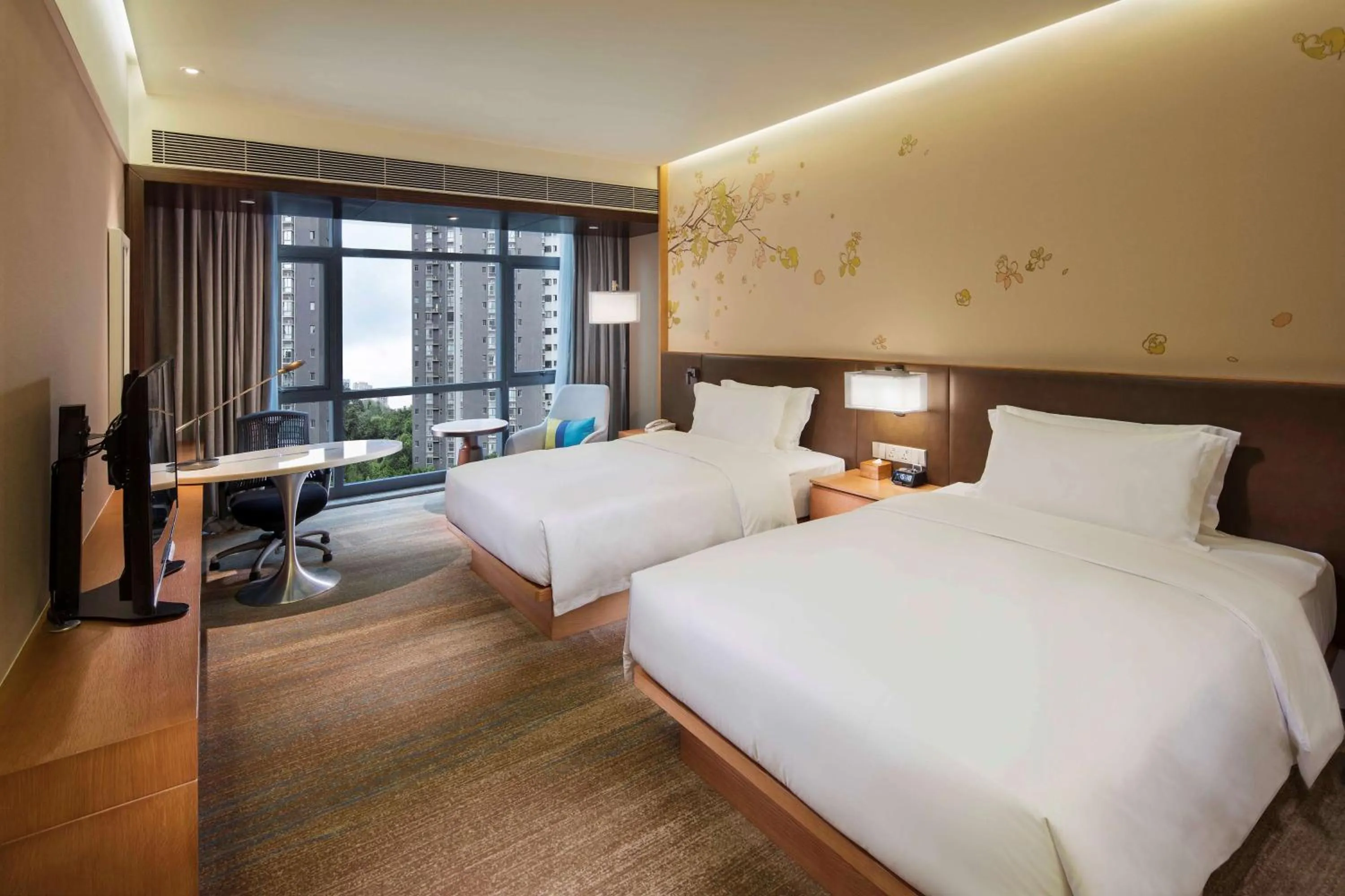 Bedroom, Bed in Hilton Garden Inn Shiyan