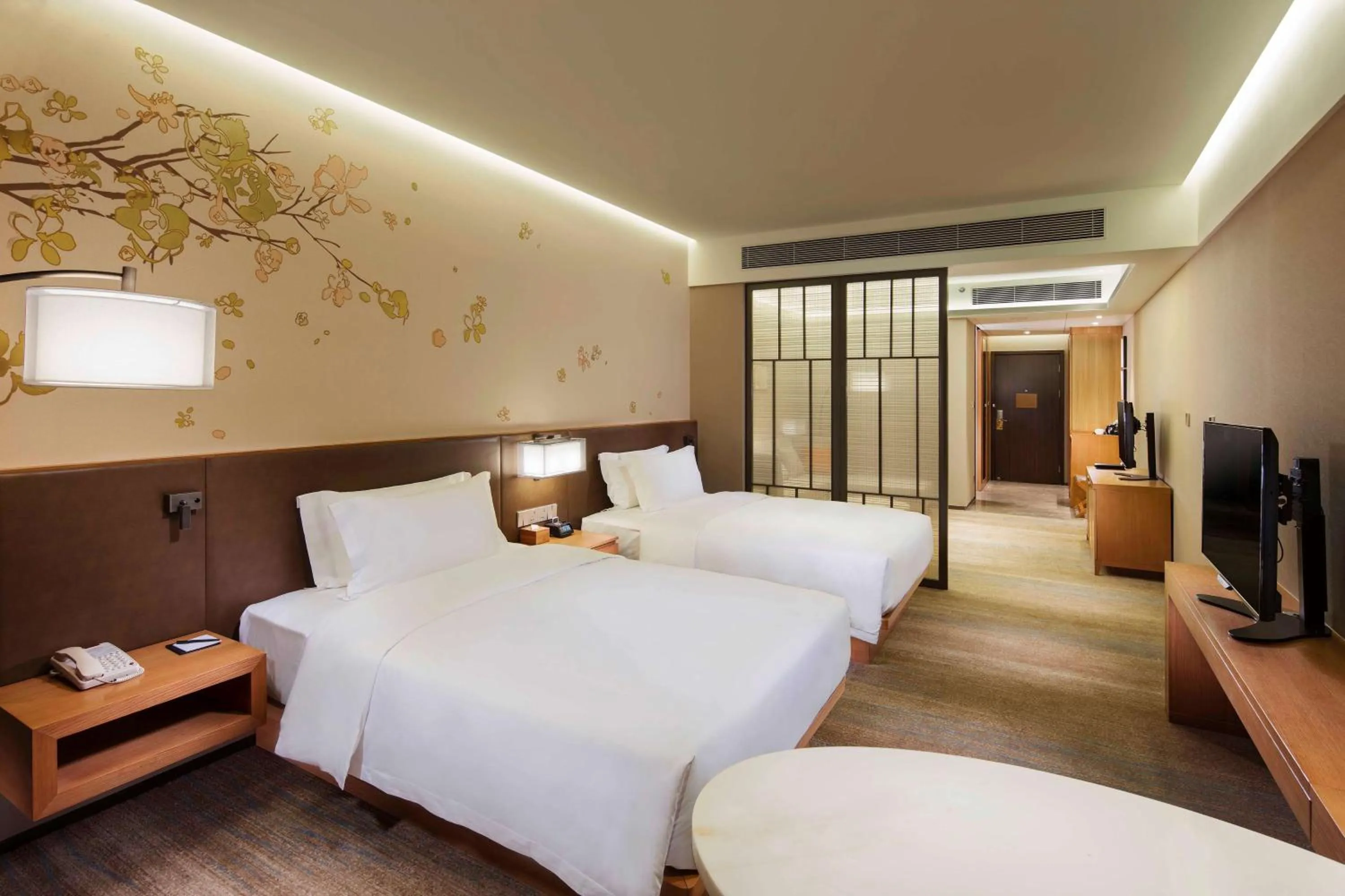 Bedroom, Bed in Hilton Garden Inn Shiyan