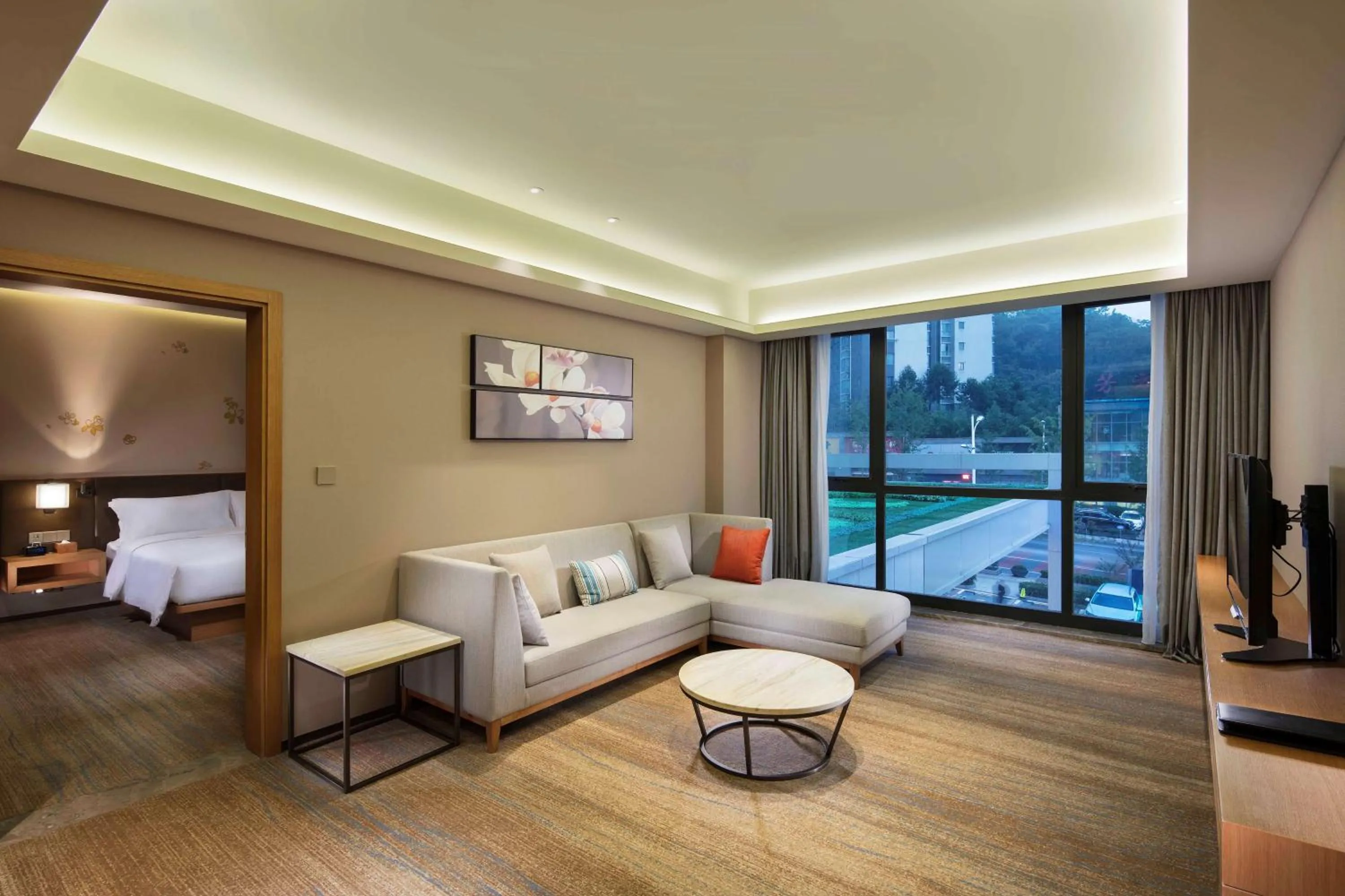 Bedroom in Hilton Garden Inn Shiyan