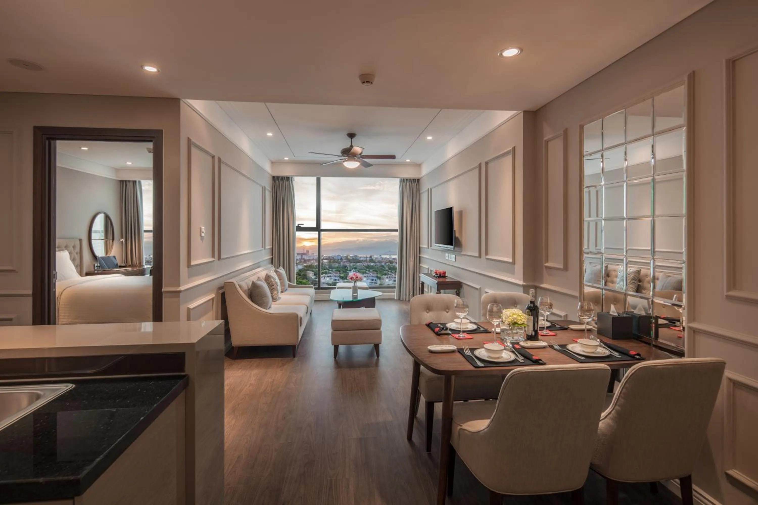 Living room in Altara Suites Da Nang by AHG