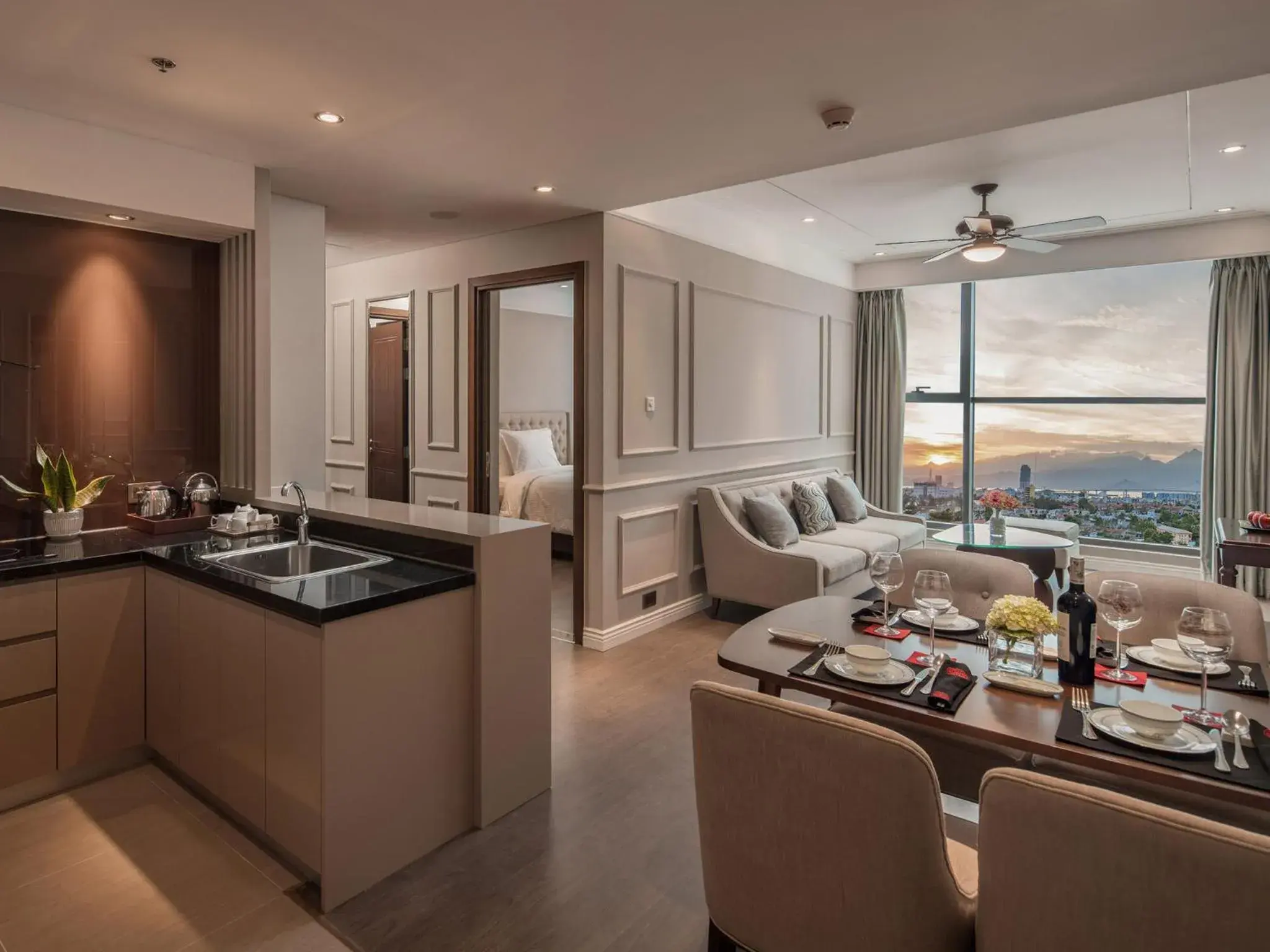 Harmony Two-Bedroom Suite with Balcony in Altara Suites Da Nang by AHG Harmony Two-Bedroom Suite with Balcony in Altara Suites Da Nang by AHG