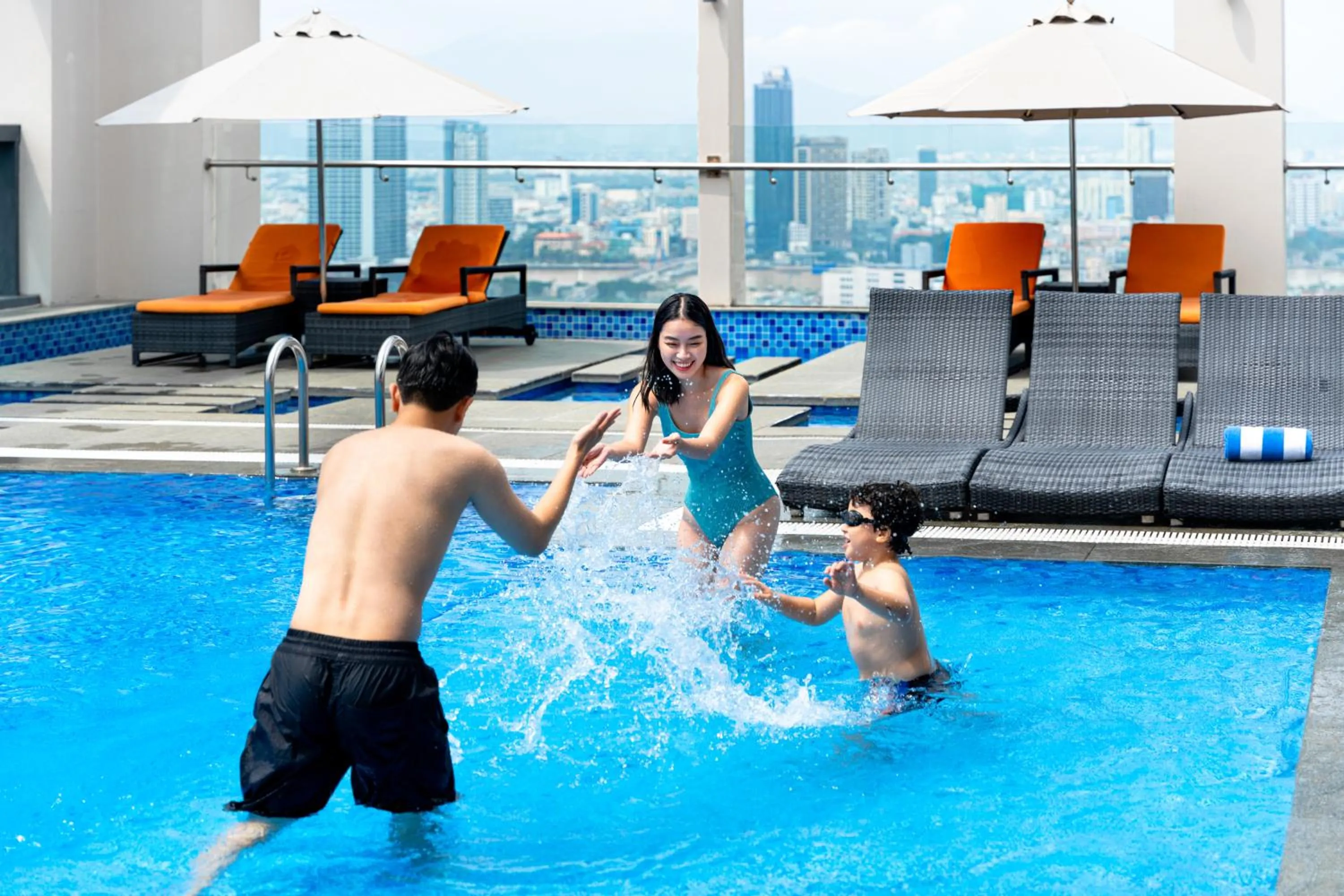 Swimming pool in Altara Suites Da Nang by AHG