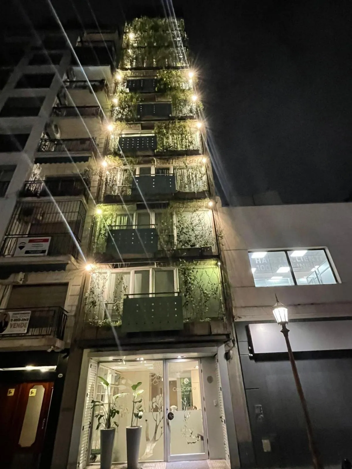 Facade/entrance in CasaCalma Hotel