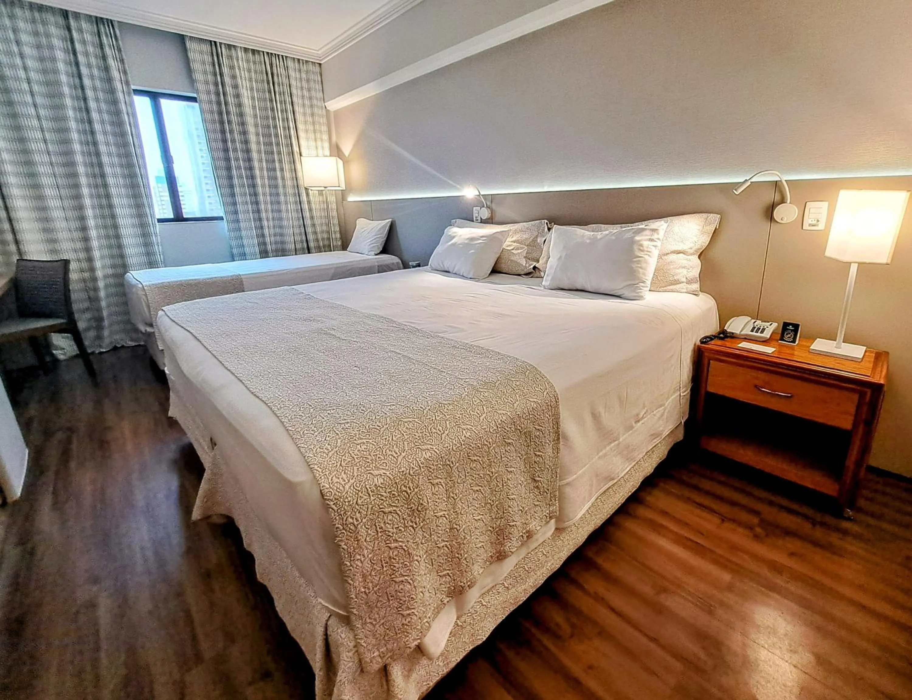 Bedroom, Bed in Bourbon Convention Hotel Santos