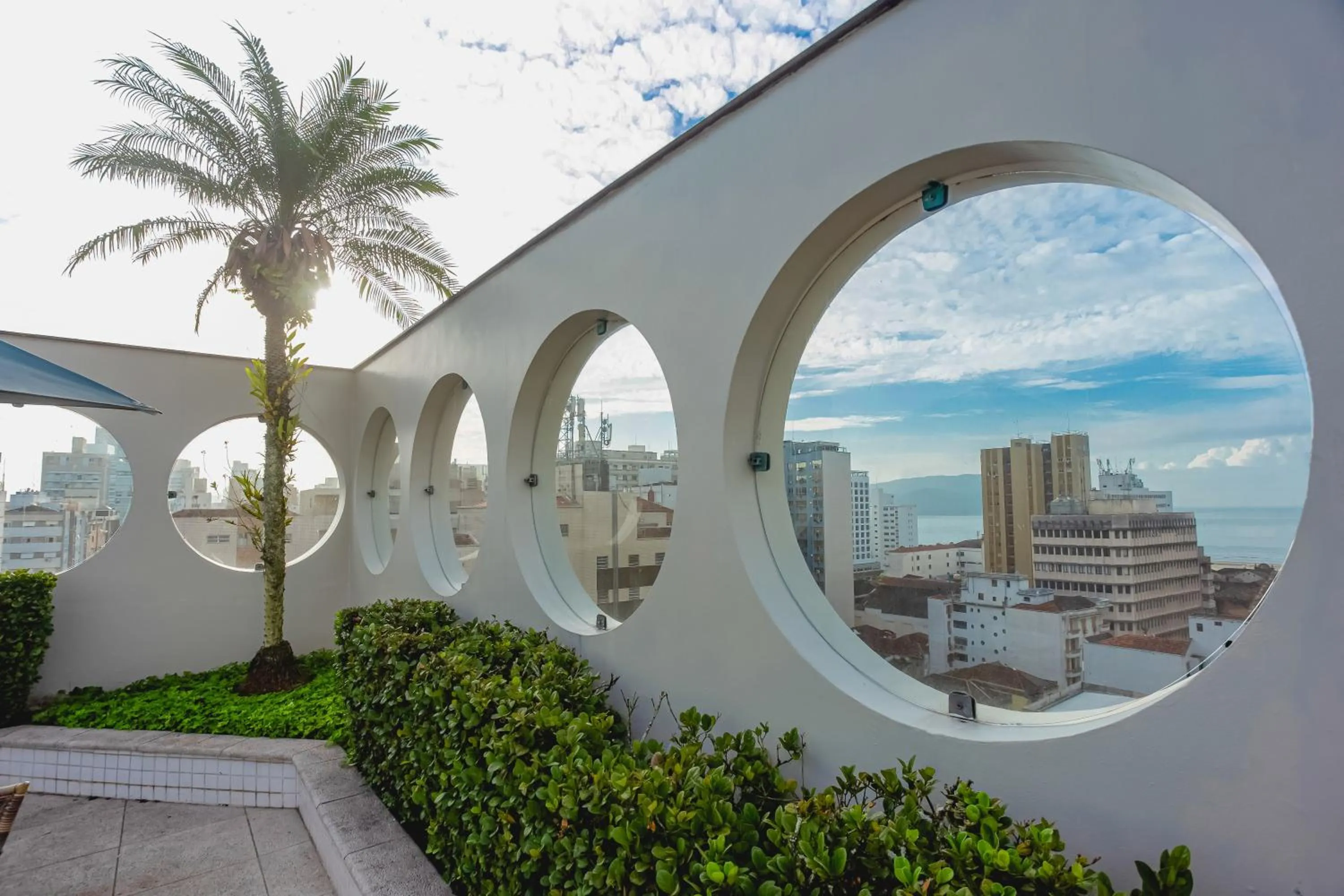 City view in Bourbon Convention Hotel Santos