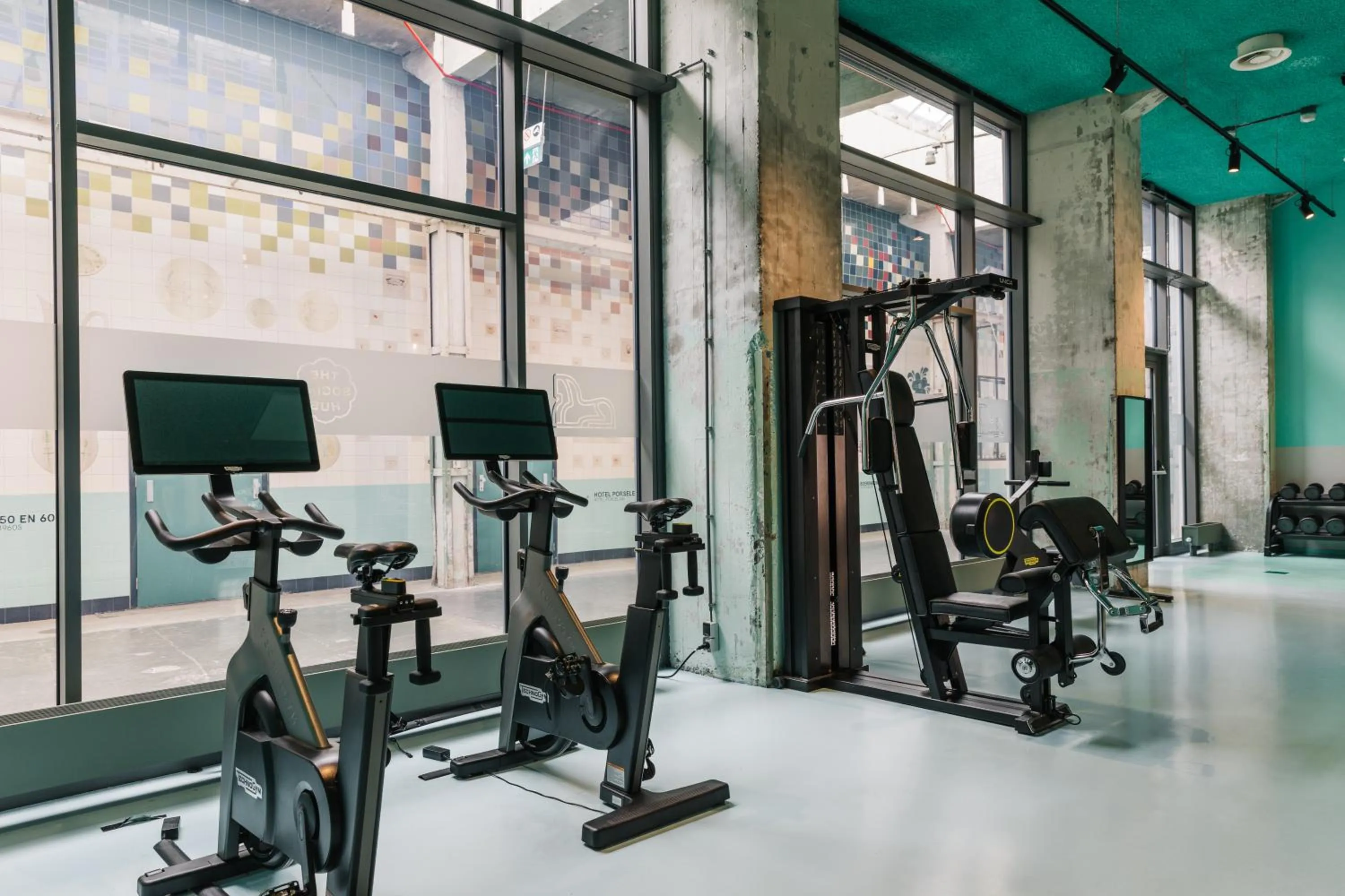 Fitness centre/facilities in The Social Hub Maastricht